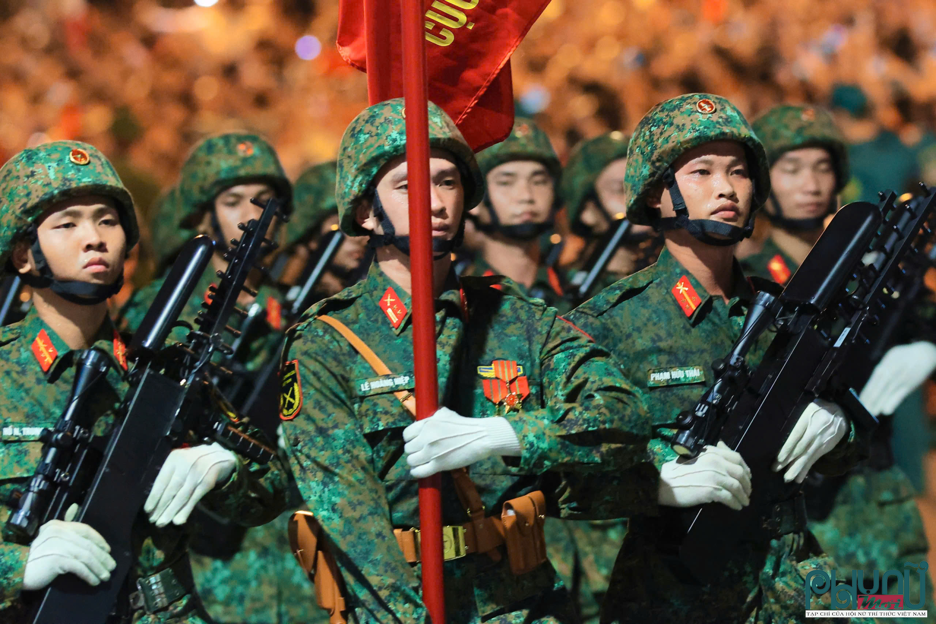 Tổng hợp luyện diễu binh, diễu hành tại Quảng trường Ba Đình chuẩn bị cho ngày lễ trọng đại