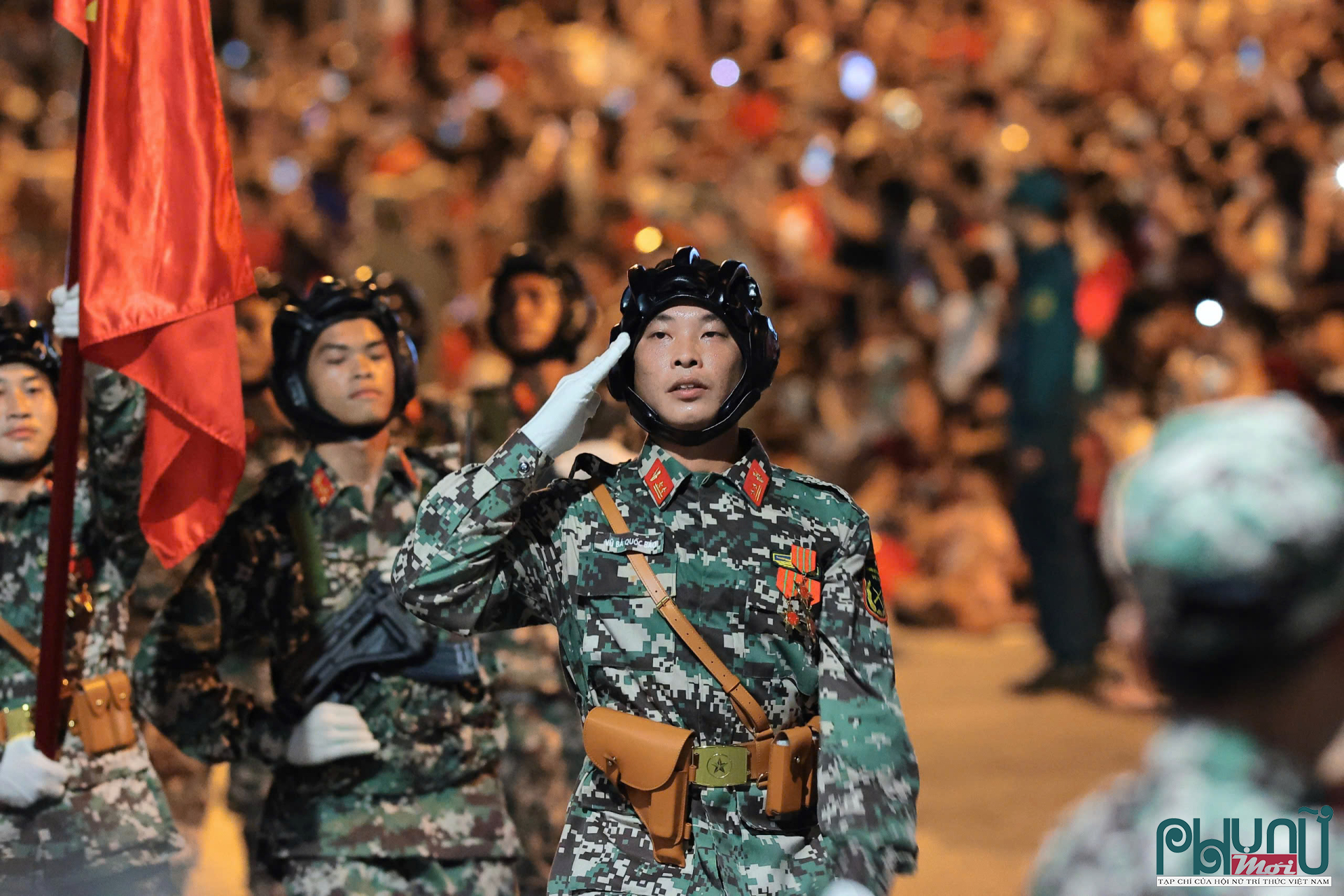 Tổng hợp luyện diễu binh, diễu hành tại Quảng trường Ba Đình chuẩn bị cho ngày lễ trọng đại
