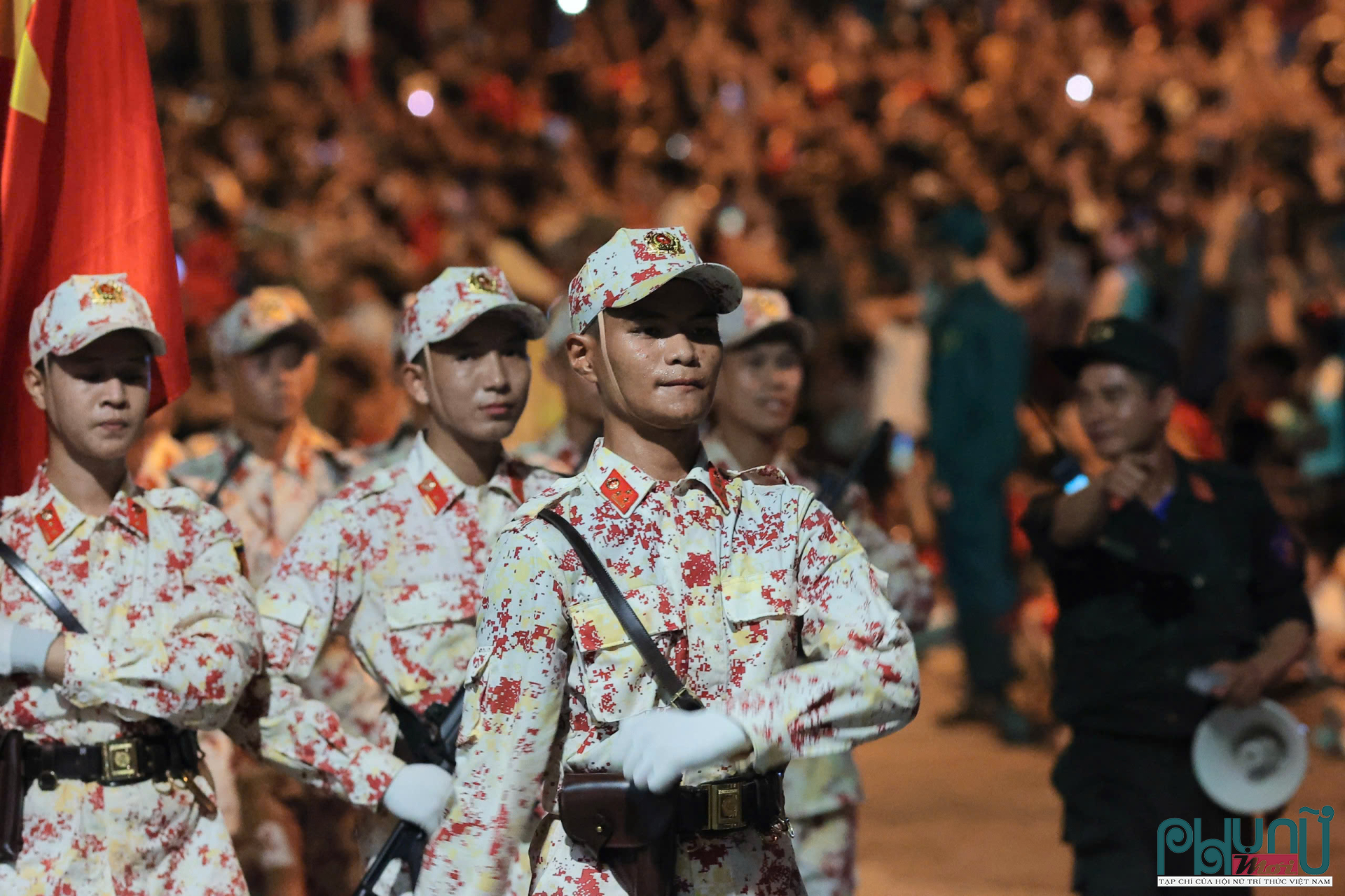 Tổng hợp luyện diễu binh, diễu hành tại Quảng trường Ba Đình chuẩn bị cho ngày lễ trọng đại