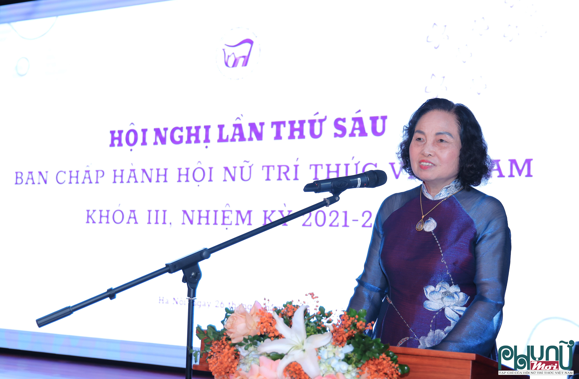 GS.TS. Lê Thị Hợp, Chủ tịch Hội phát biểu bế mạc tổng kết Hội nghị