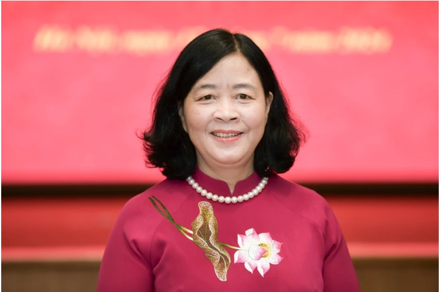 Bà Bùi Thị Minh Hoài, Chủ tịch Ủy ban Trung ương Mặt trận Tổ quốc Việt Nam nhiệm kỳ 2024 - 2029 - Ảnh: NT