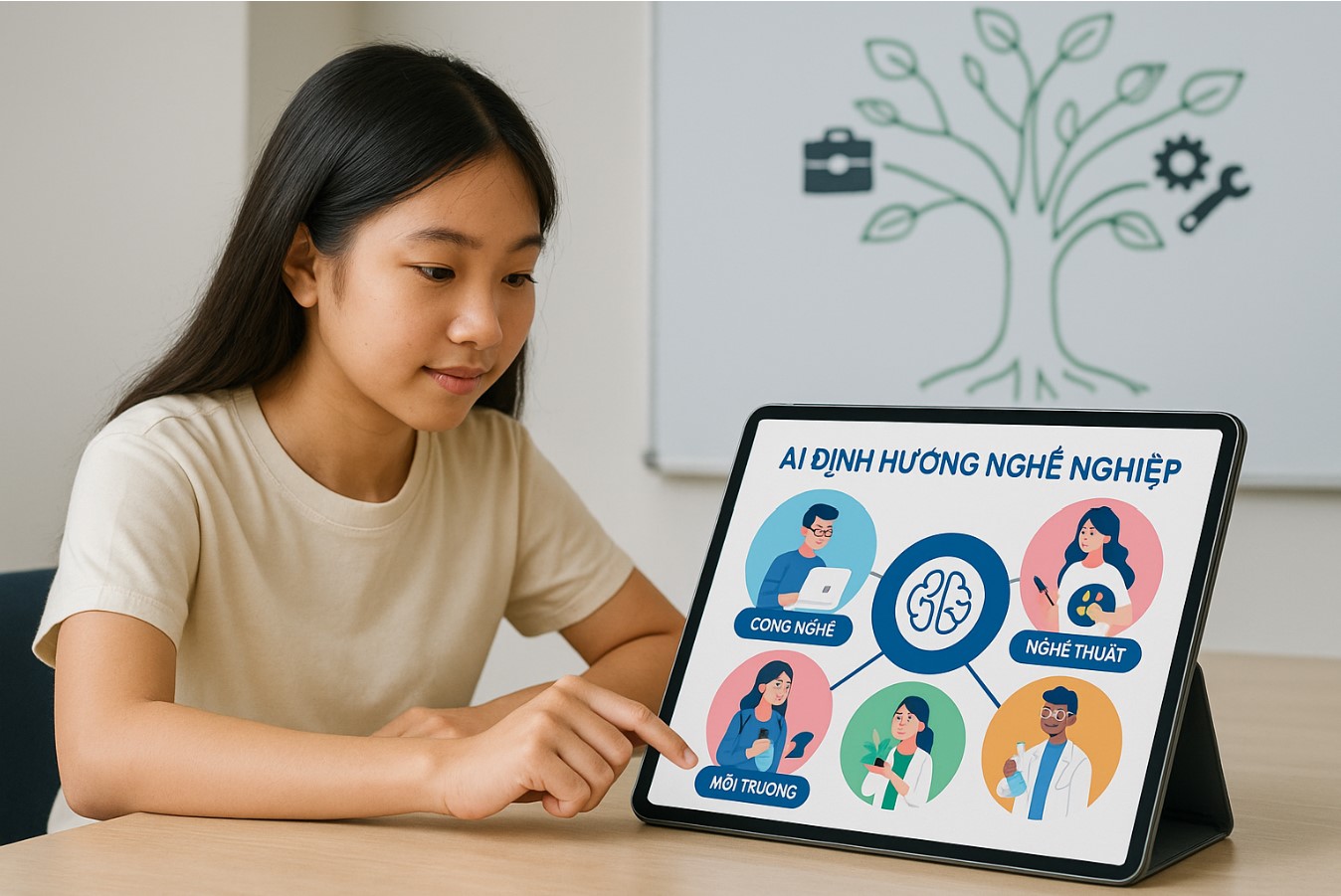 Nuôi con thời AI - Hướng nghiệp sớm cho con bằng AI