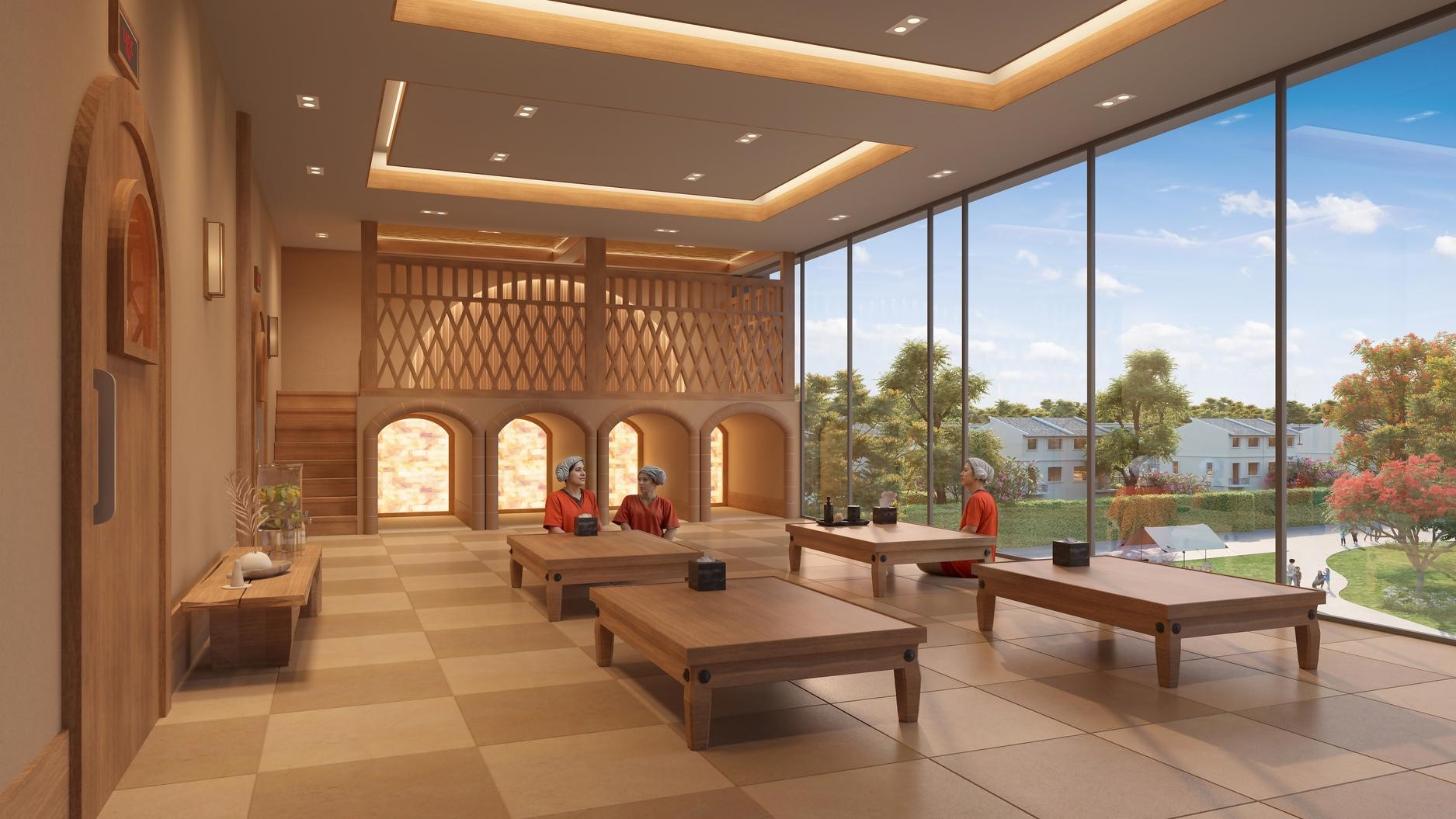 Môi trường sống hiện đại, tiện nghi và đa tiện ích. (Ảnh phối cảnh: Sun Property)