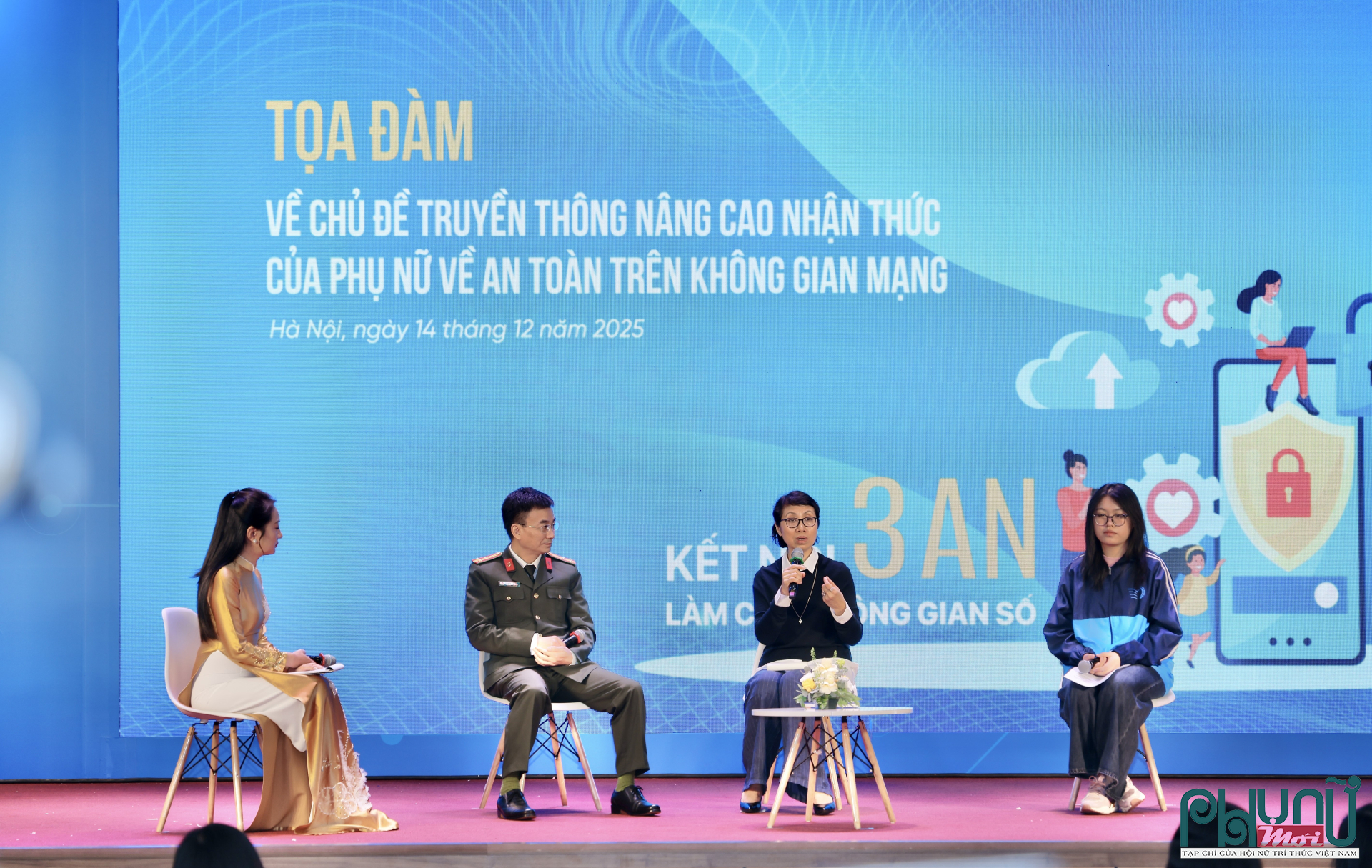 Tọa đàm về chủ đề nâng cao nhận thức của phụ nữ trên không gian mạng