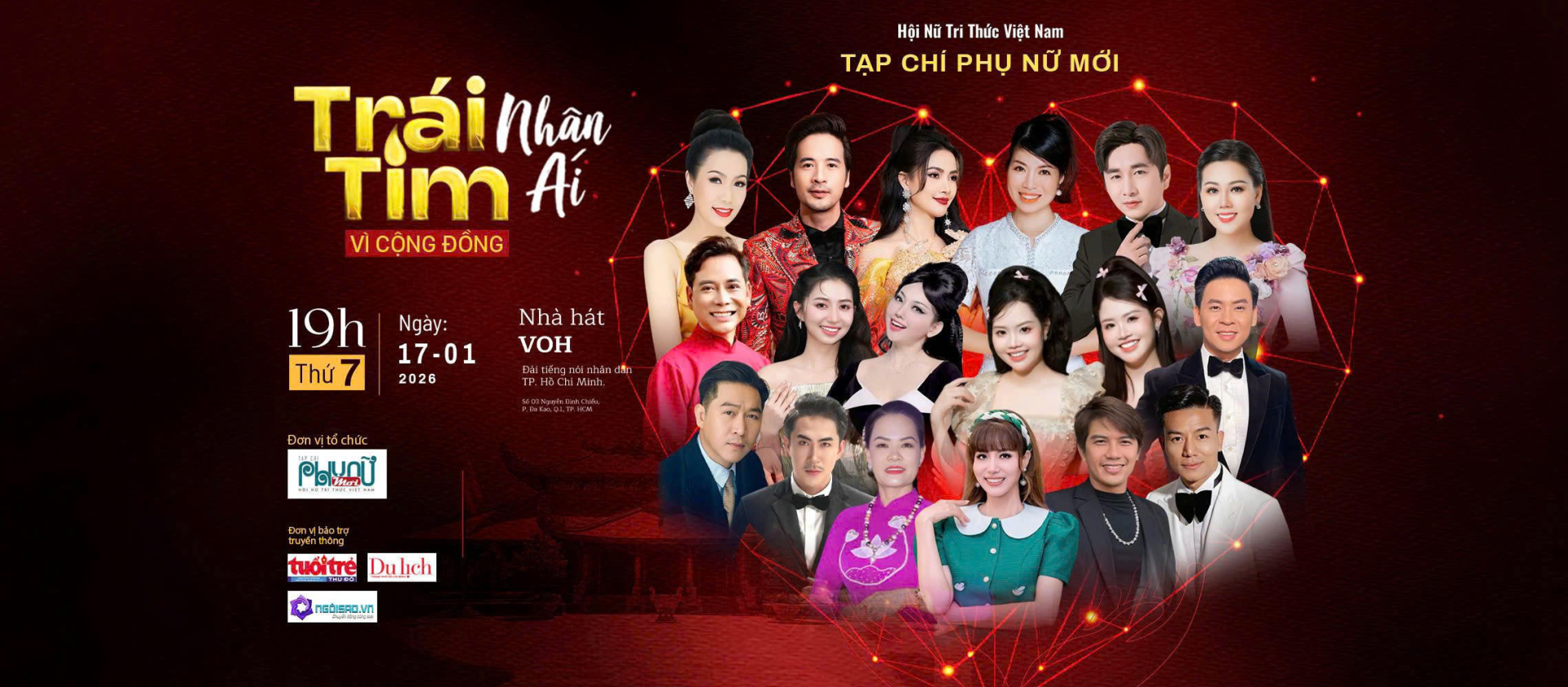 Chương trình “Vinh danh những Trái tim Nhân ái, Vì cộng đồng 2025”