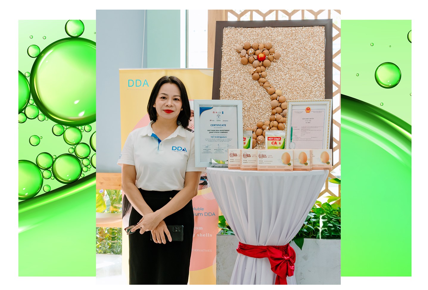  Nguyễn Thị Ánh Nguyệt, nhà khoa học biến vỏ trứng gà thành canxi hữu cơ. Ảnh: TNCK