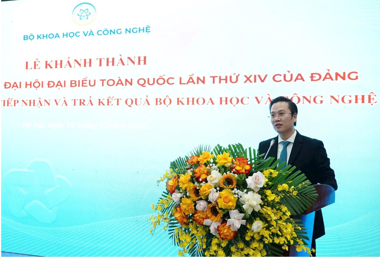 ông Hà Minh Hiệp, Chánh Văn phòng Bộ Khoa học và Công nghệ 