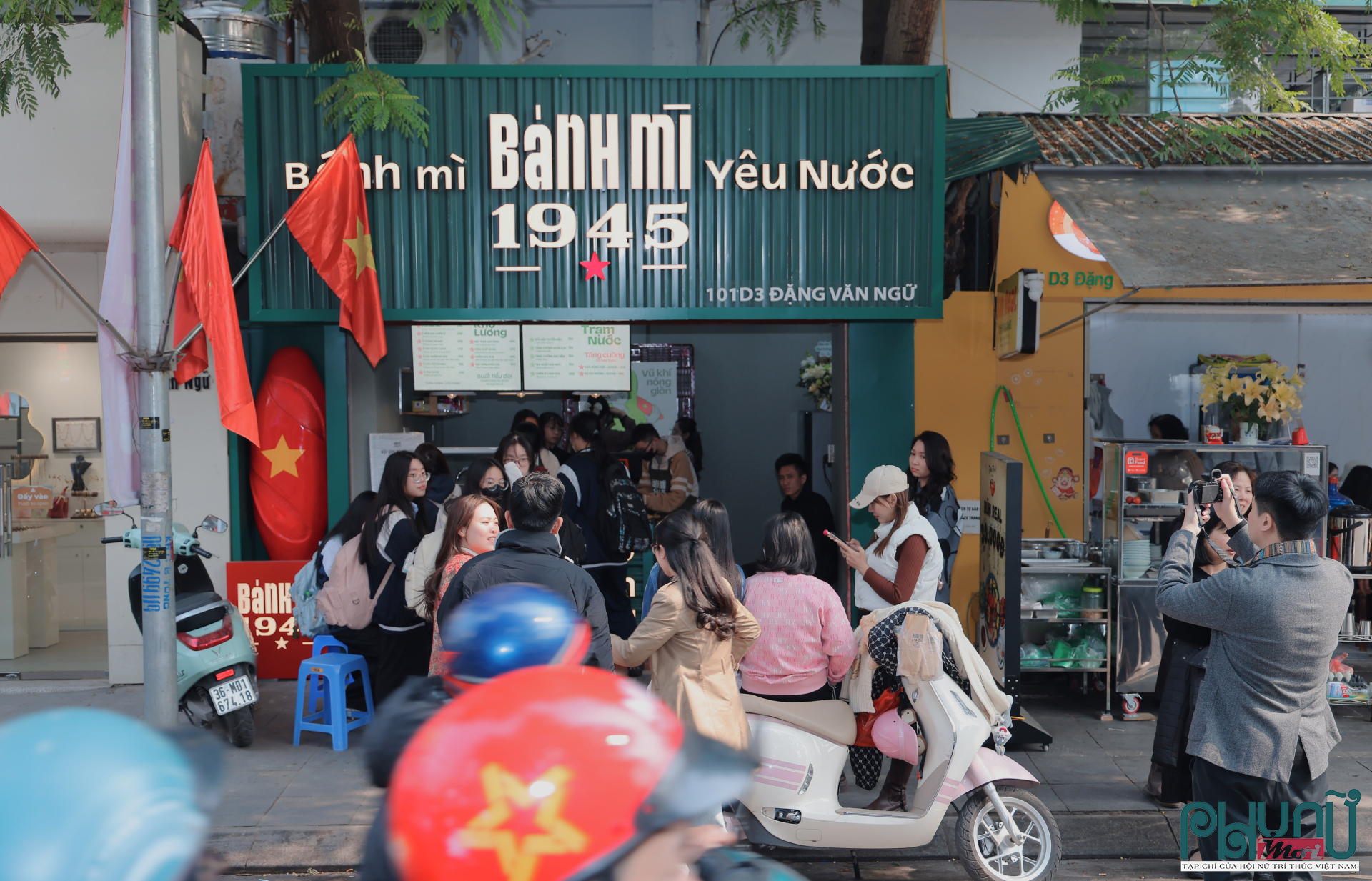 Trên con phố Đặng Văn Ngữ vốn nổi tiếng là 