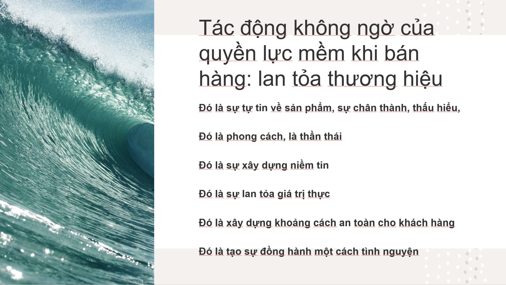 9 bước bán hàng và sức mạnh của sự chân thành