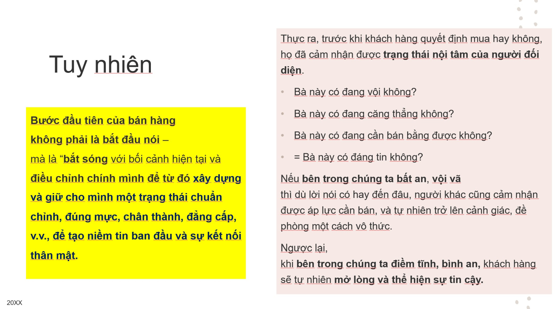 9 bước bán hàng và sức mạnh của sự chân thành