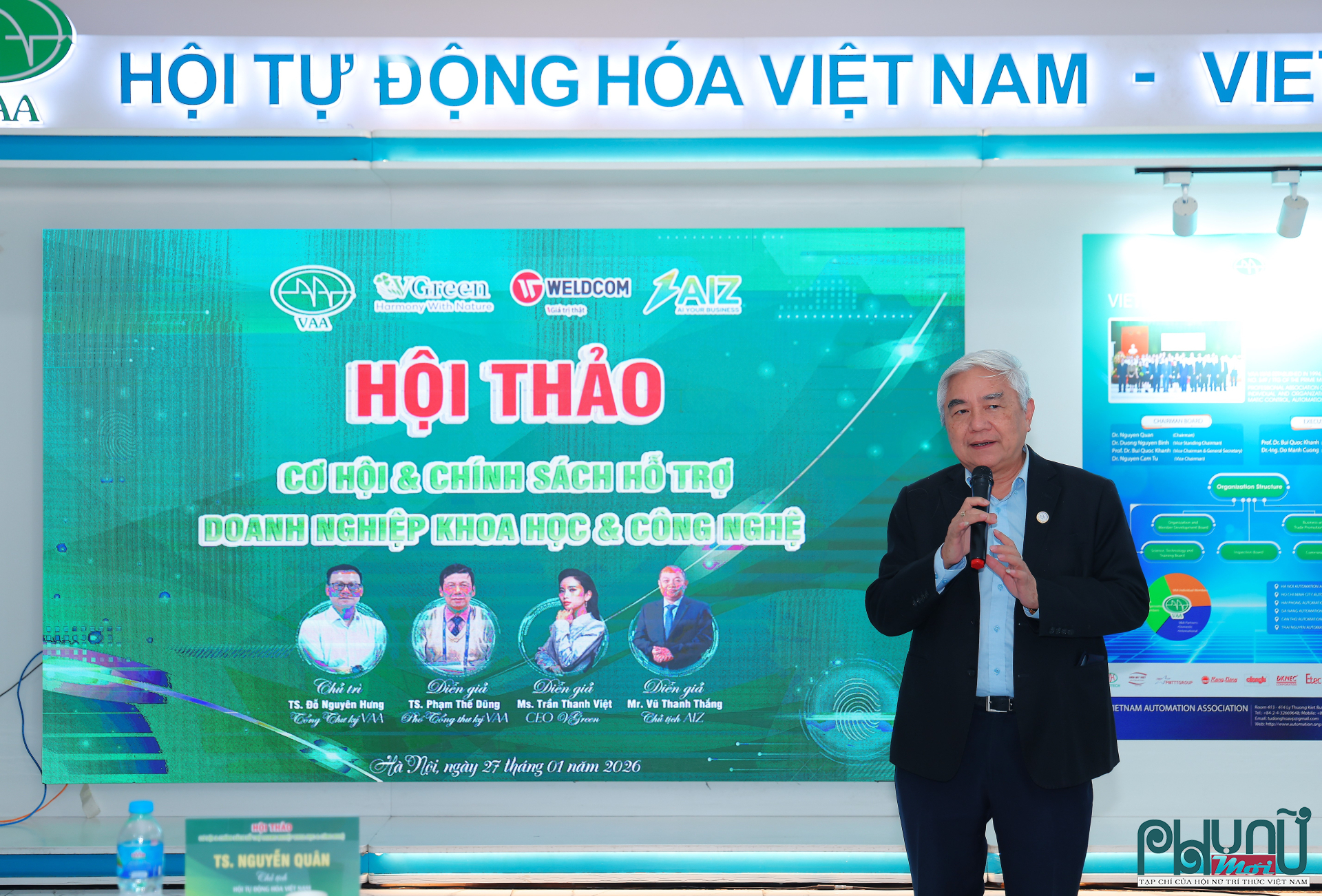 TS Nguyễn Quân, Chủ tịch Hội Tự động hóa Việt Nam, nguyên Bộ trưởng Bộ Khoa học và Công nghệ