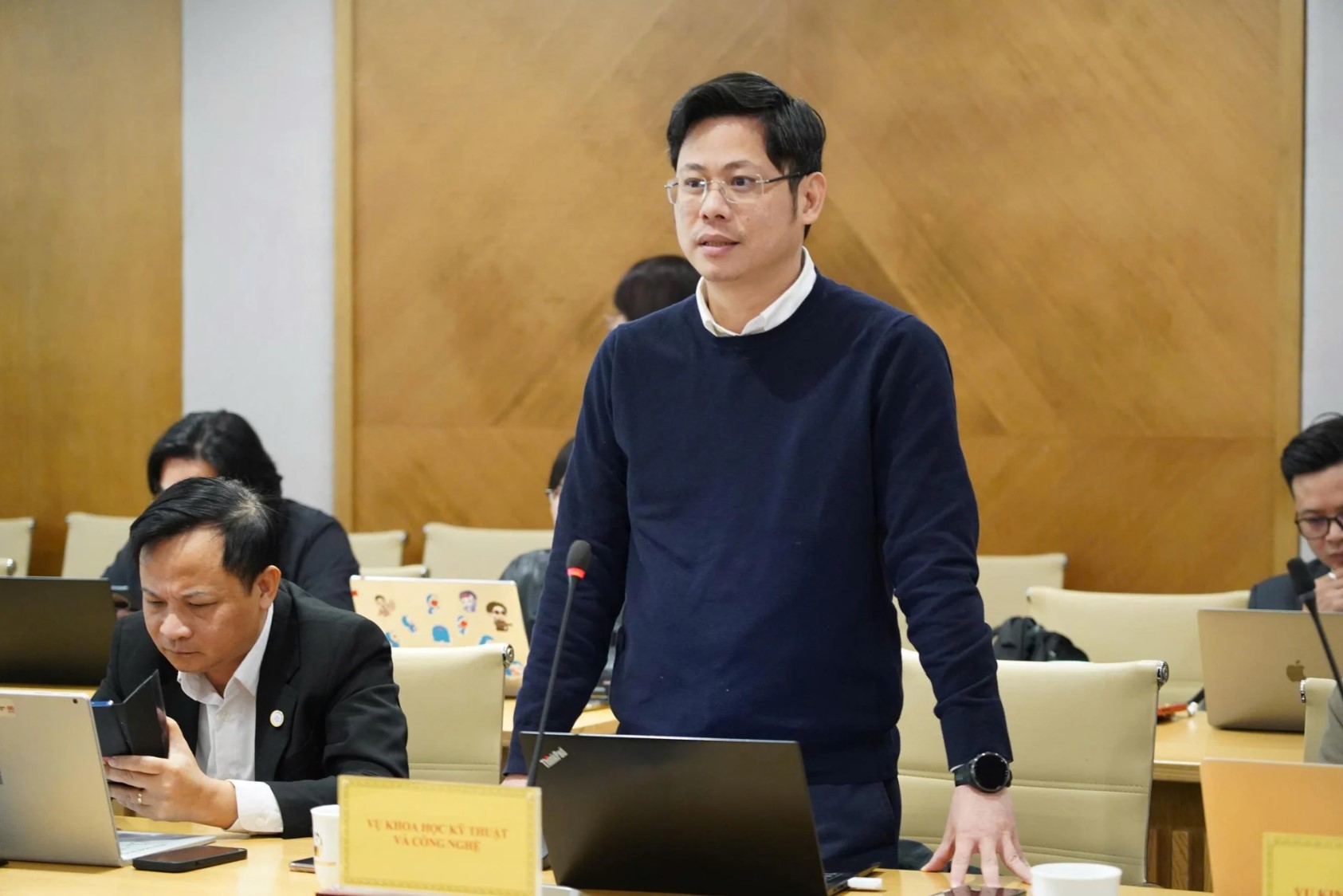 Ông Hoàng Anh Tú, Phó vụ trưởng Vụ Khoa học kỹ thuật và Công nghệ. Ảnh: DV