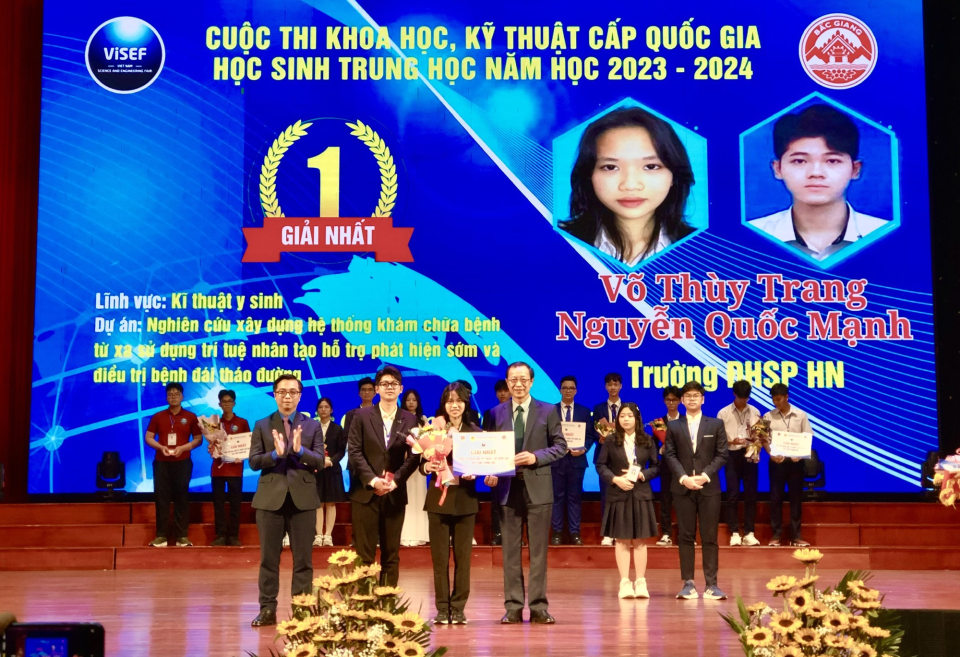 Ảnh minh họa: Cuộc thi nghiên cứu khoa học, kỹ thuật quốc gia dành cho học sinh trung học 2023-2024