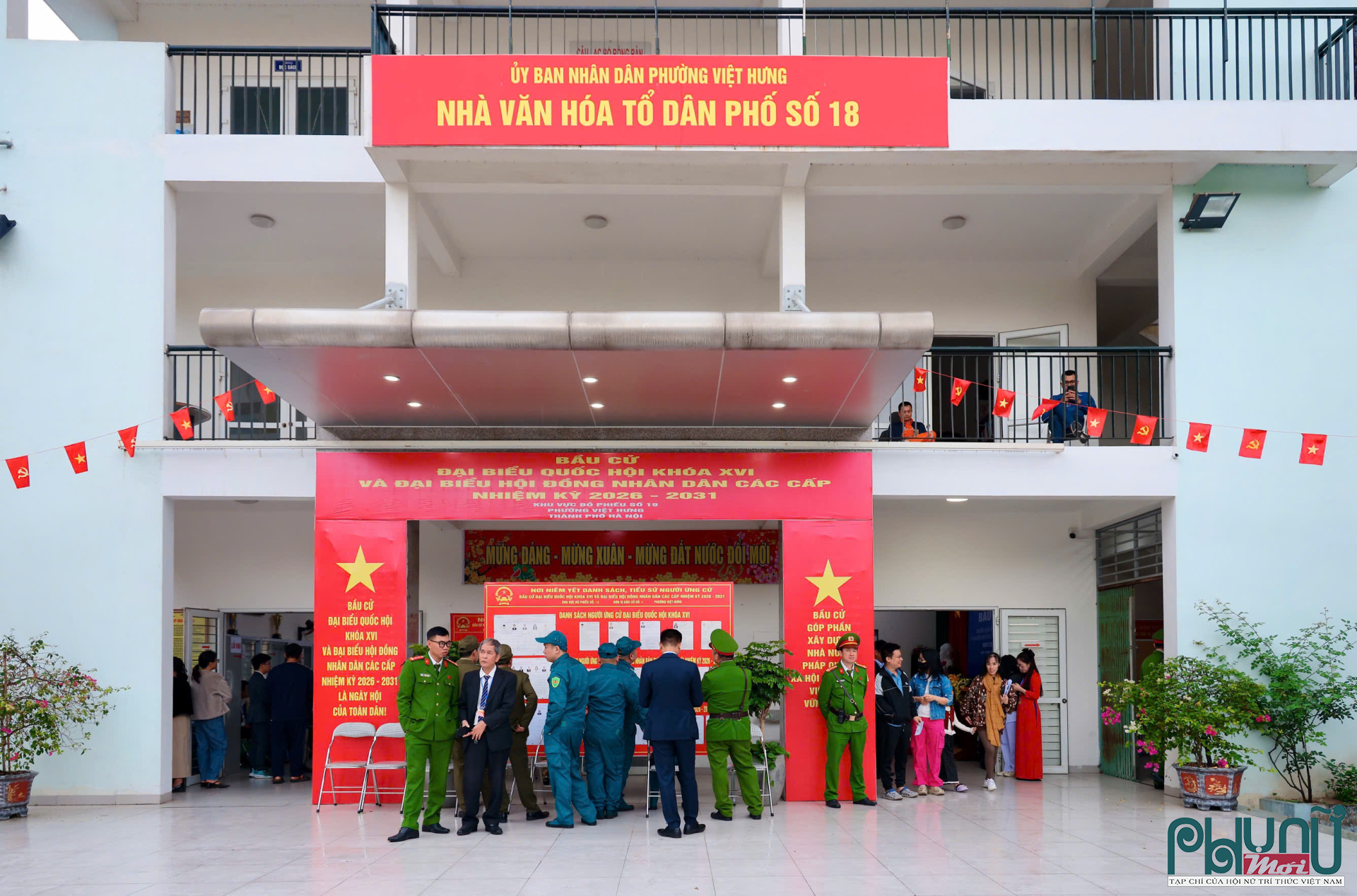 Khu vực bầu cử số 19 thuộc phường Việt Hưng (TP Hà Nội)