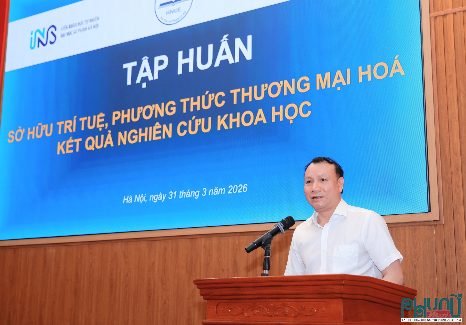  PGS.TS. Nguyễn Đức Sơn, Hiệu trưởng Trường Đại học Sư phạm Hà Nội