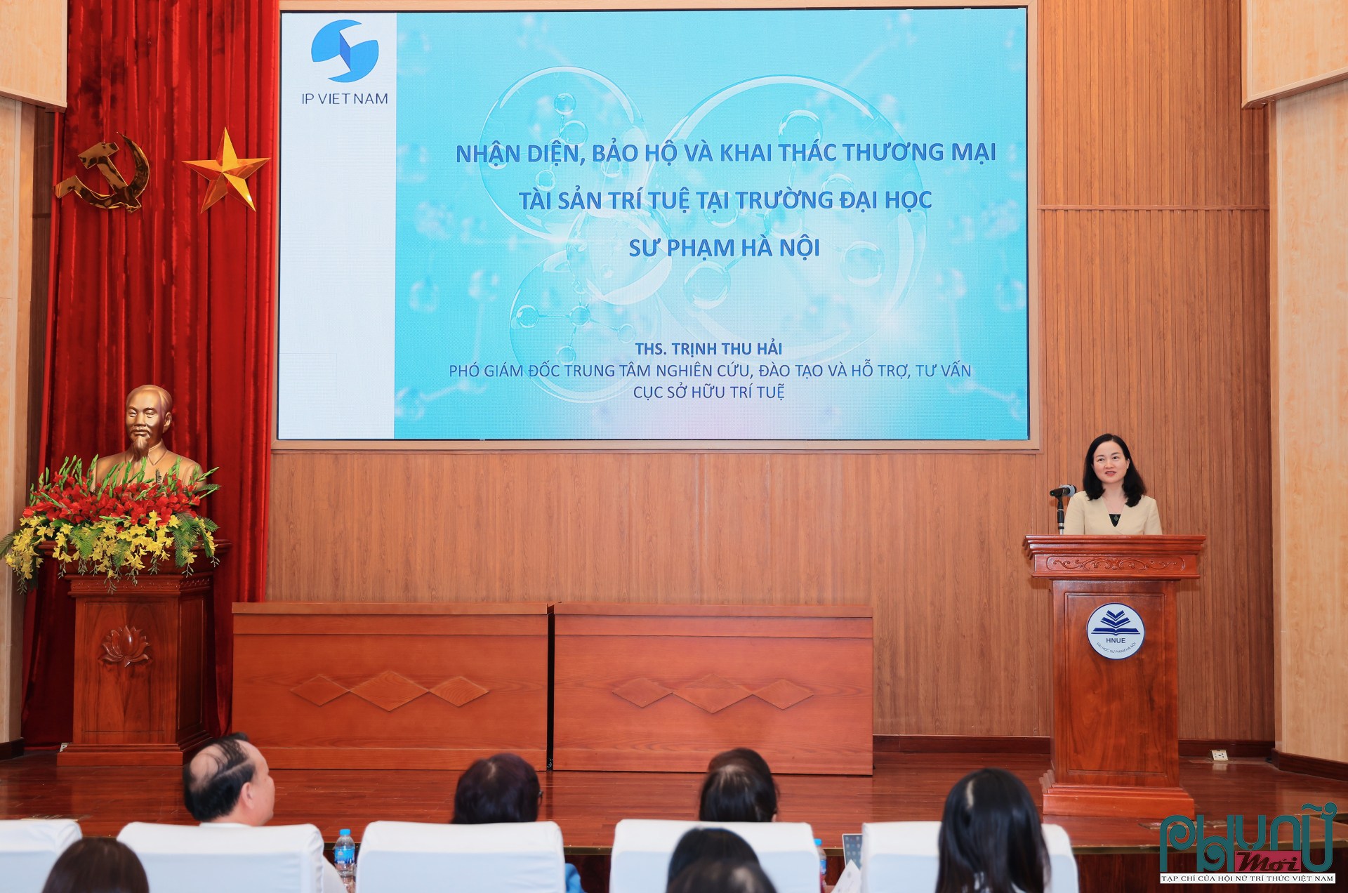 ThS. Trịnh Thu Hải, Phó Giám đốc Trung tâm Nghiên cứu, Đào tạo và Hỗ trợ, Tư vấn (Cục Sở hữu trí tuệ)