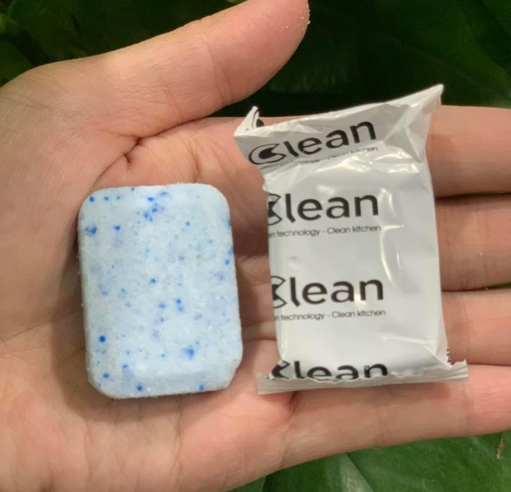 Viên rửa bát “Made in Vietnam”. Ảnh: TH