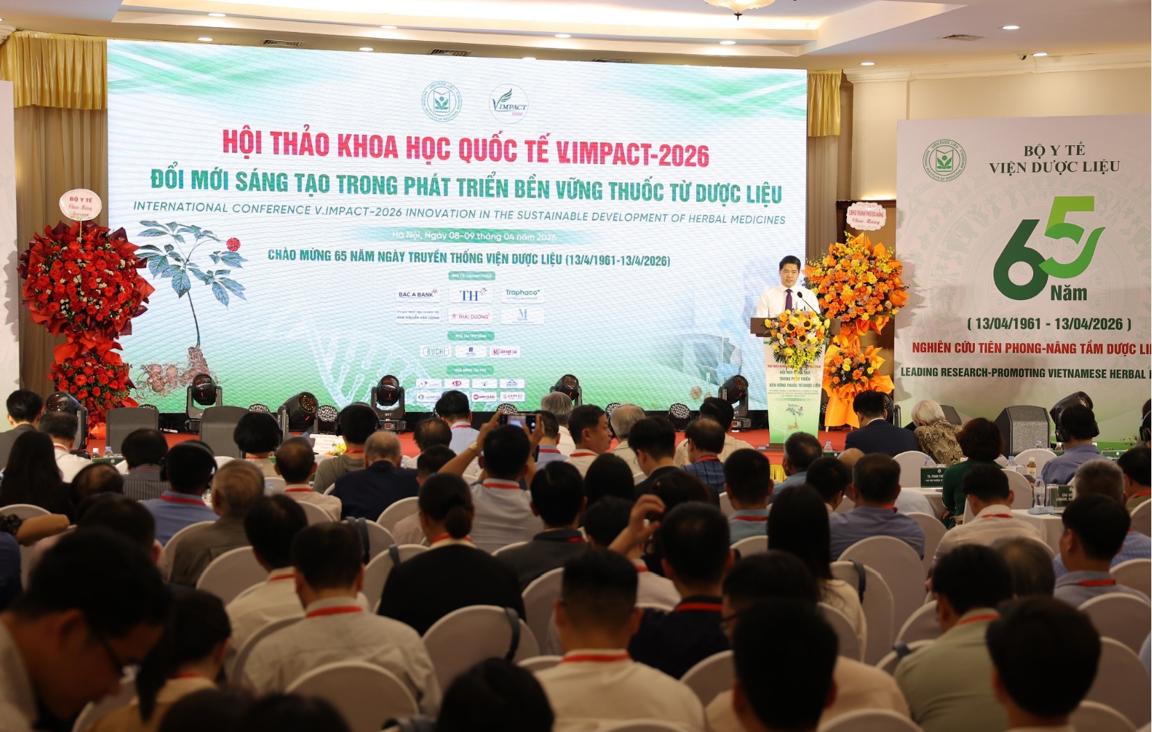 Hội thảo khoa học quốc tế V.IMPACT 2026 với chủ đề “Đổi mới sáng tạo trong phát triển bền vững thuốc từ dược liệu”.