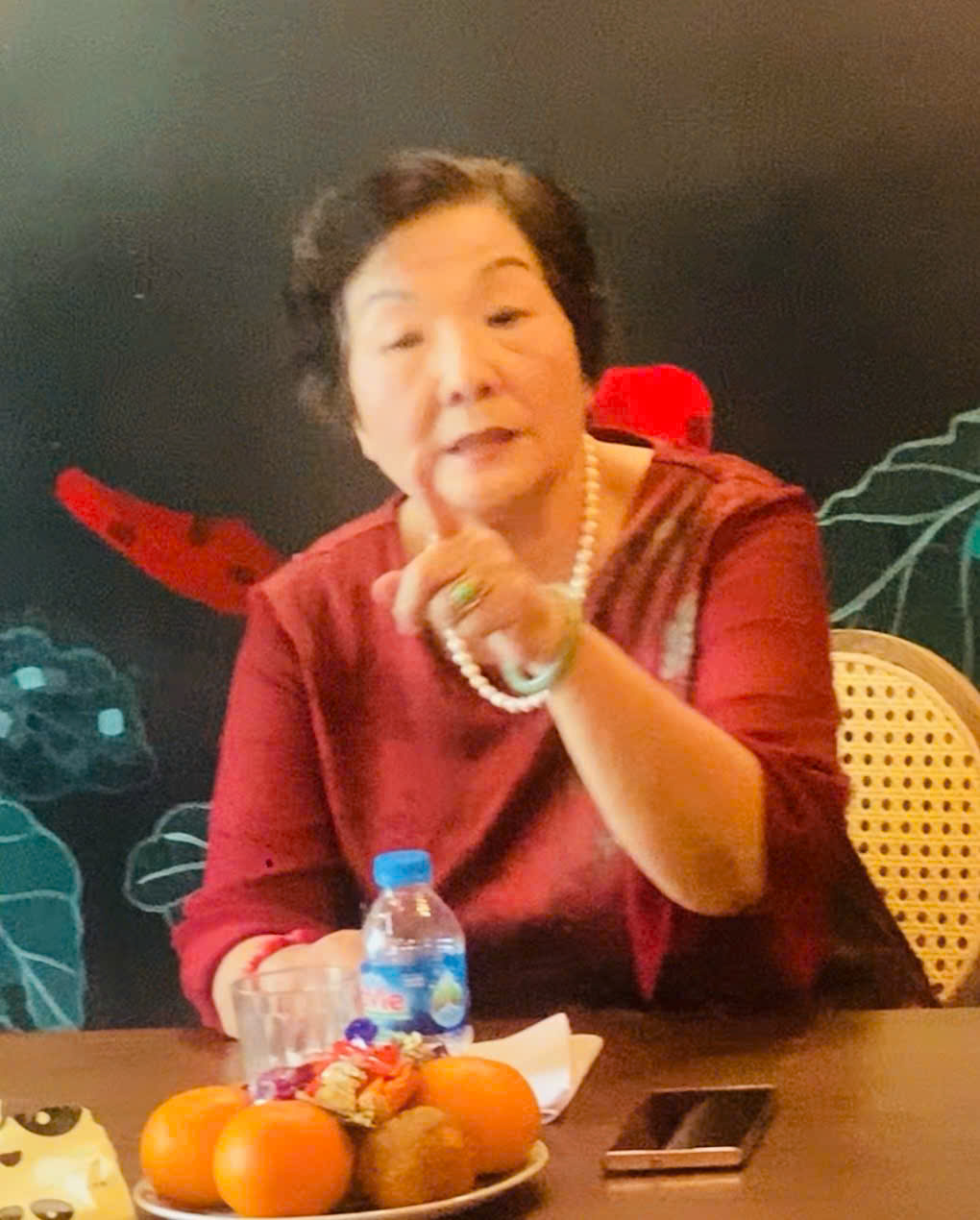 Đại sứ Nguyễn Thị Hồi, Phó Chủ tịch Hội NTT Việt Nam phát biểu chỉ đạo Đại hội