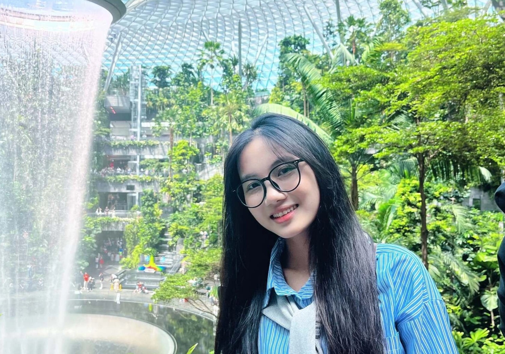 Nguyễn Thị Phương Anh, sinh viên khoa Hóa học, Trường Đại học Khoa học Tự nhiên, Đại học Quốc gia Hà Nội. Ảnh: NV