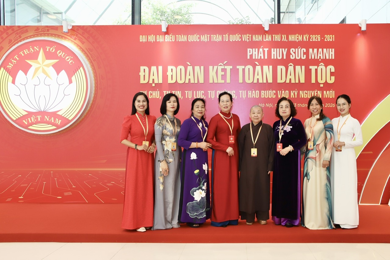 Đoàn đại biểu tham dự Đại hội