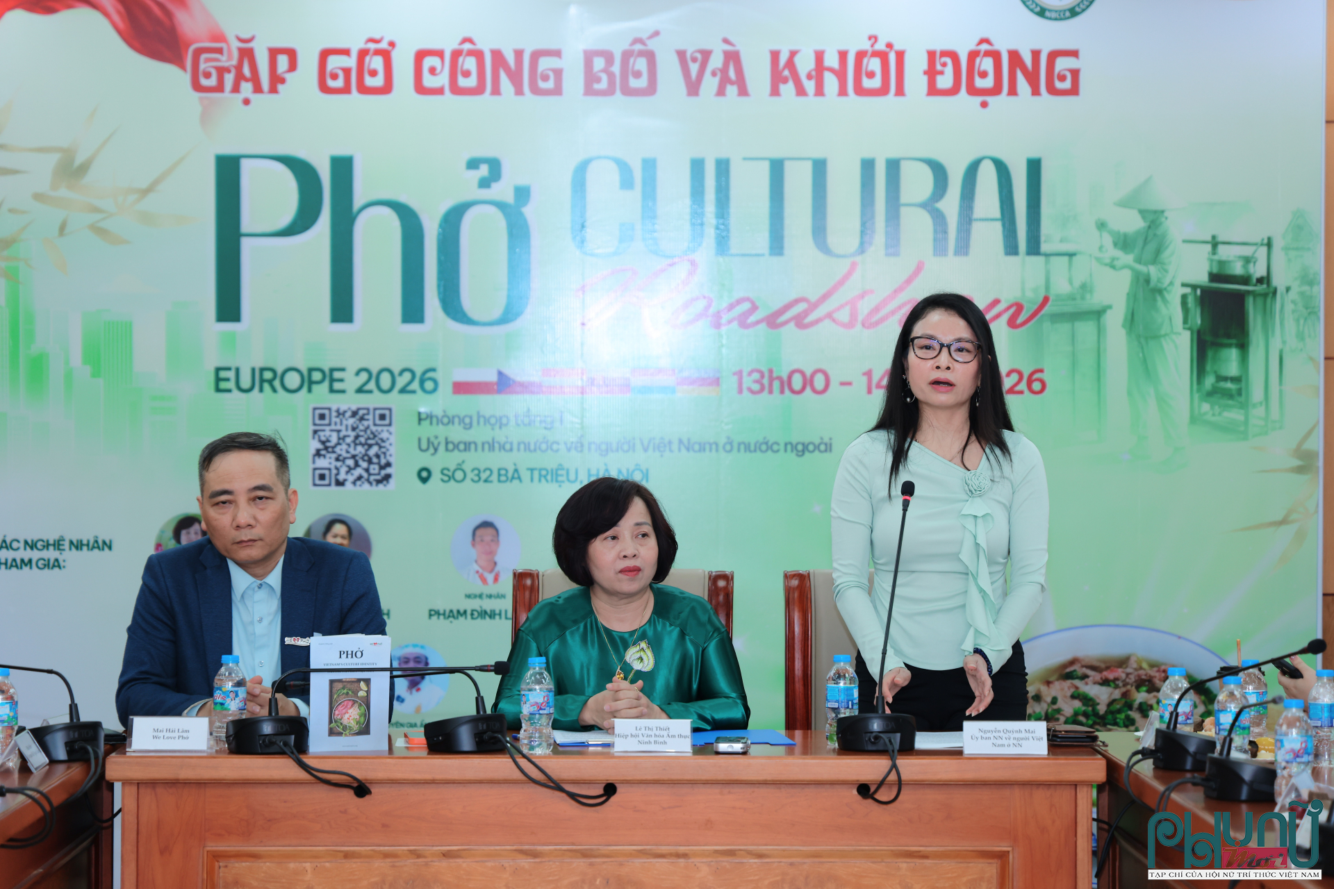 Bà Nguyễn Quỳnh Mai, đại diện Ủy ban Nhà nước về người Việt Nam ở nước ngoài phát biểu.