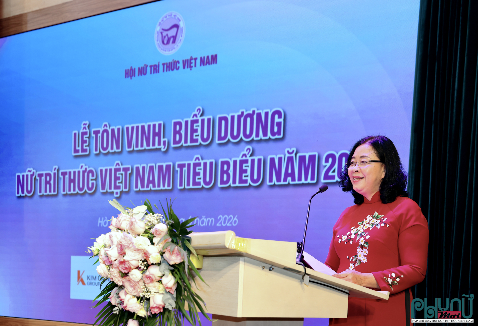 Bà Bùi Thị Minh Hoài, Ủy viên Bộ chính trị, Chủ tịch Ủy ban TW Mặt trận tổ quốc Việt Nam thay mặt Lãnh đạo Đảng, Nhà nước phát biểu ghi nhận, biểu dương những đóng góp nỗ lực của Nữ trí thức Việt Nam và đã có ý kiến chỉ đạo đối với hoạt động của Hội Nữ trí thức Việt Nam.