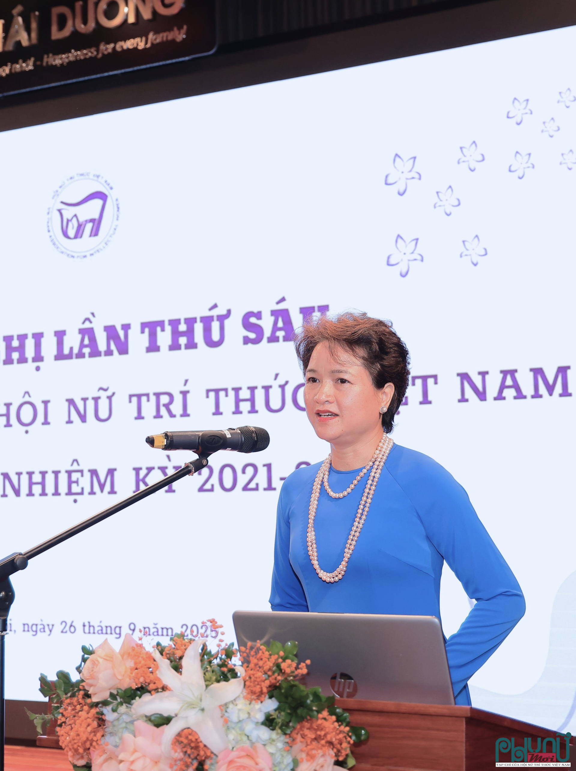 TTƯT. ThS. DS Nguyễn Thị Hương Liên, Chi hội phó Chi hội Nữ trí thức Trung tâm Ứng dụng Khoa học và Công nghệ (KHCN) và Khởi nghiệp