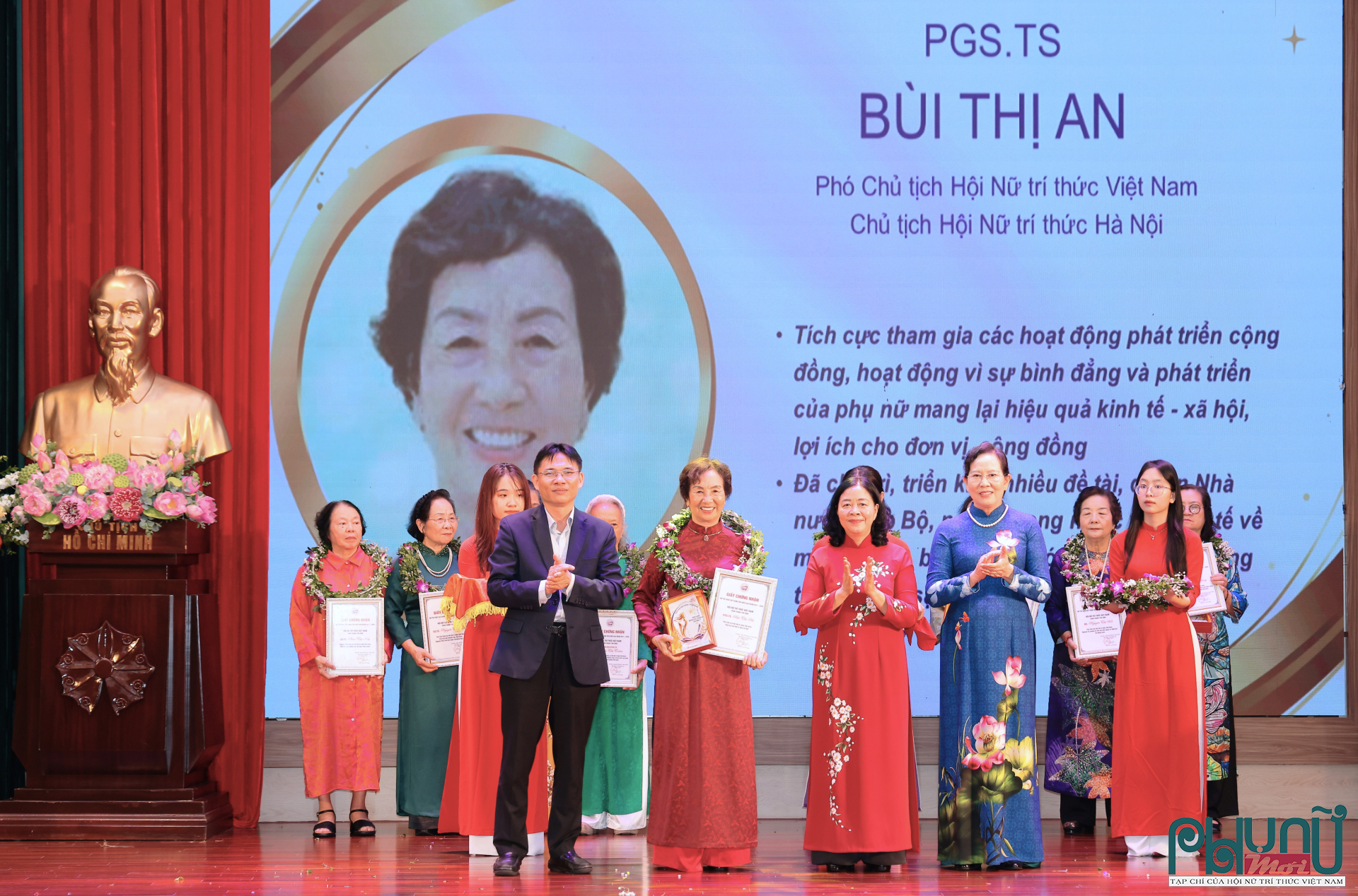 PGS.TS. Bùi Thị An, Phó Chủ tịch Hội Nữ trí thức Việt Nam, Chủ tịch Hội Nữ trí thức Hà Nội