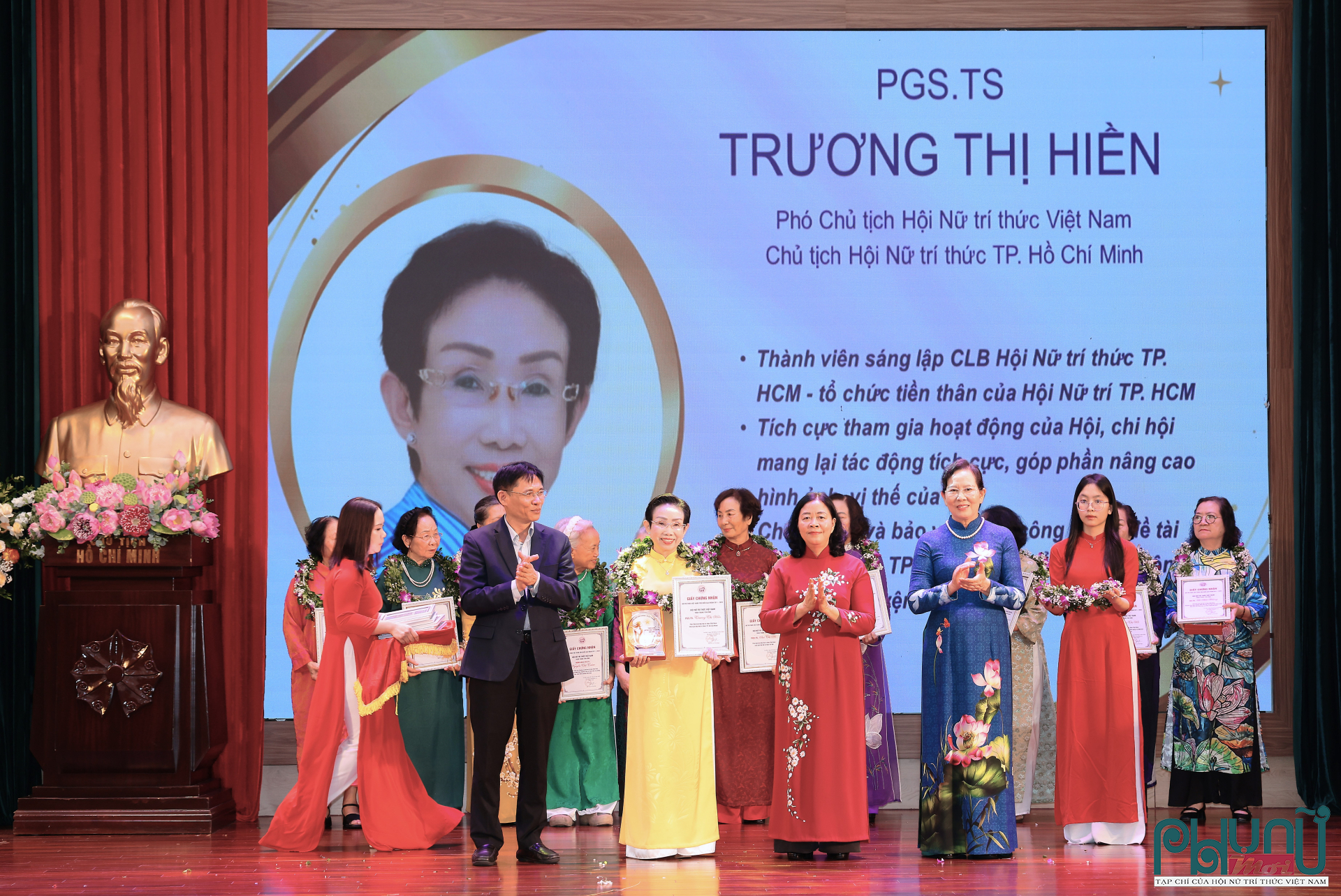 PGS.TS Trương Thị Hiền, Phó Chủ tịch Hội Nữ trí thức Việt Nam, Chủ tịch Hội Nữ trí thức TP. Hồ Chí Minh