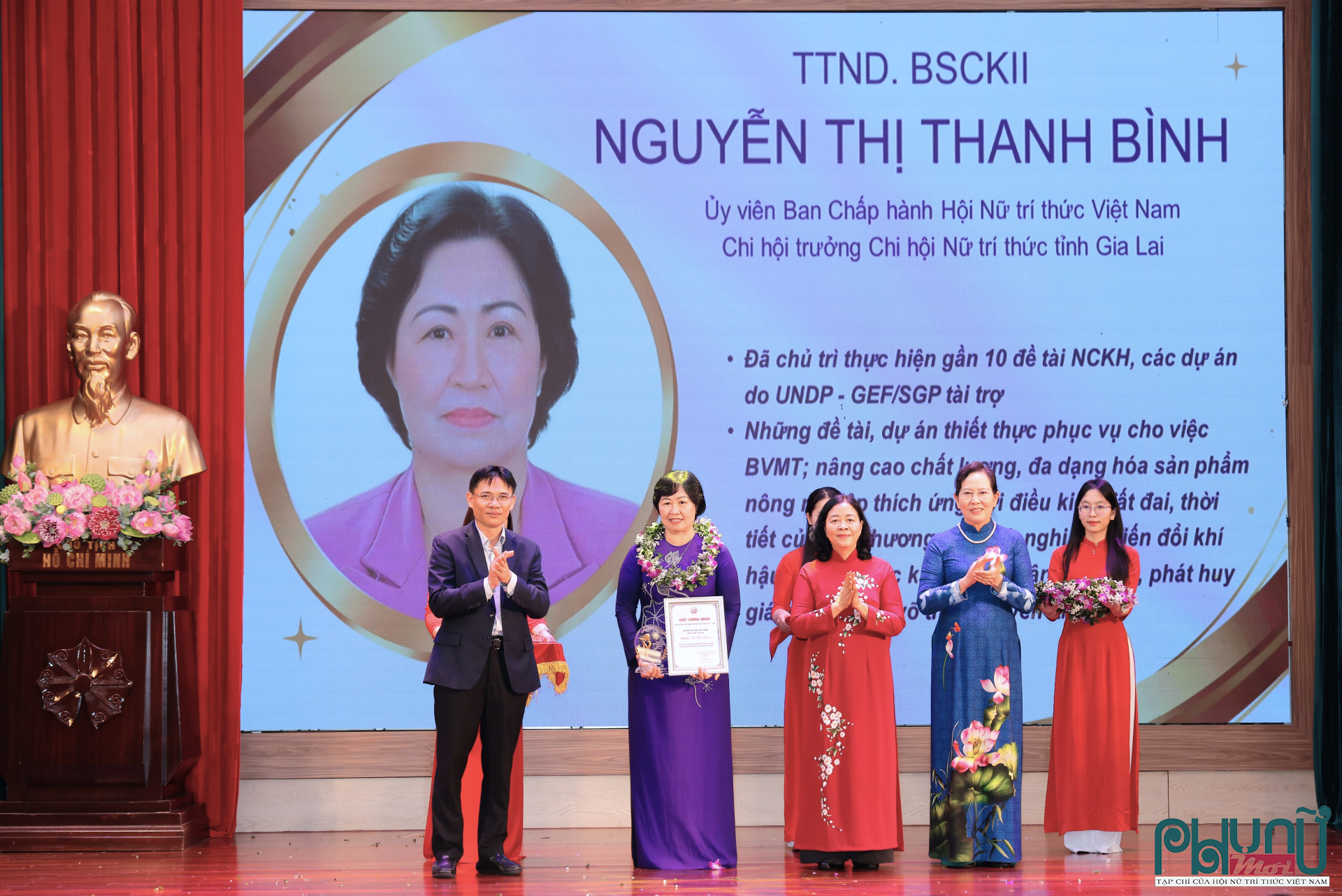 TTND.BSCKII Nguyễn Thị Thanh Bình, Ủy viên Ban Chấp hành Hội Nữ trí thức Việt Nam, Chi hội trưởng Chi hội Nữ trí thức tỉnh Gia Lai