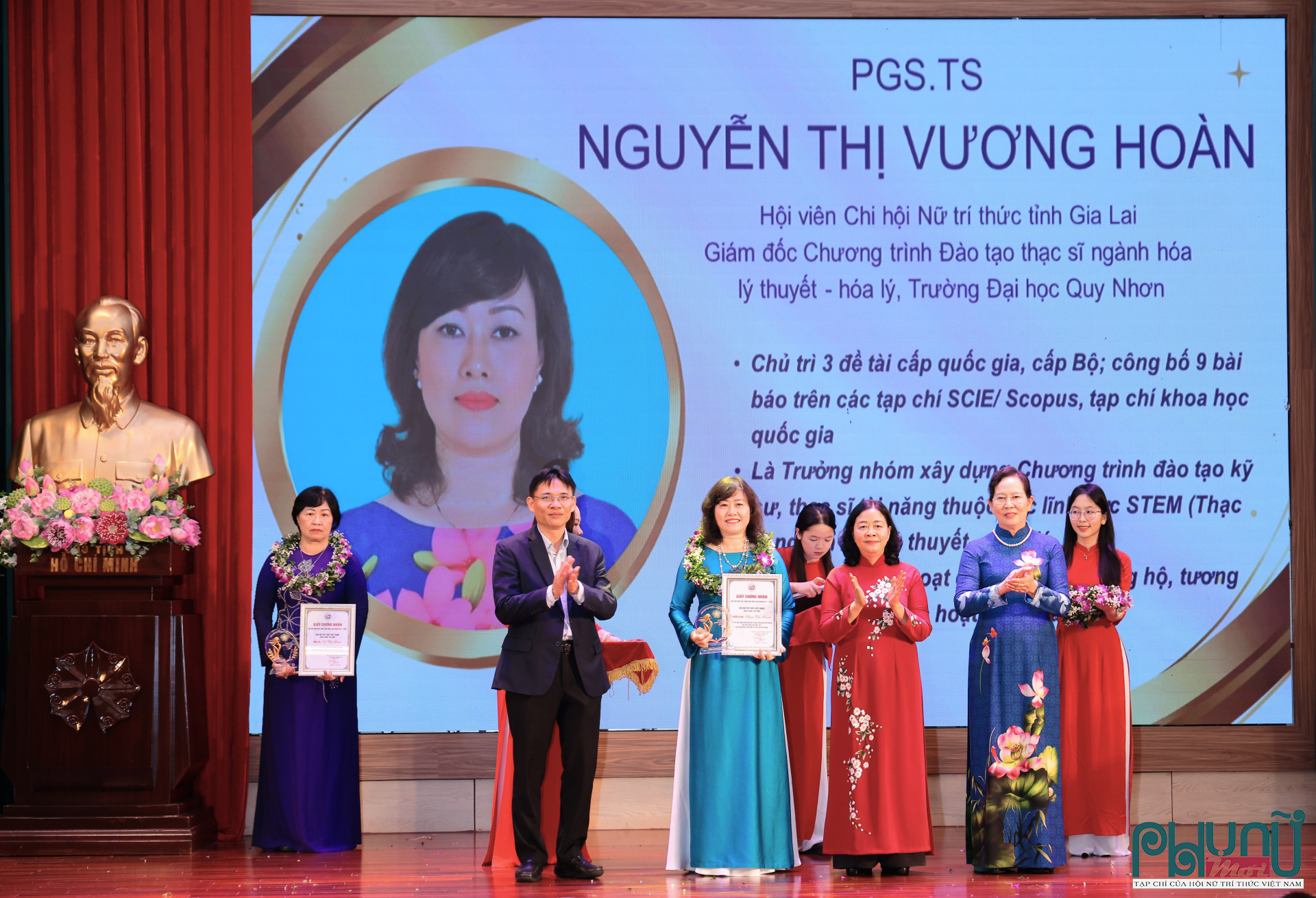 PGS.TS Nguyễn Thị Vương Hoàn,Giám đốc Chương trình đào tạo thạc sĩ ngành Hóa lý thuyết – Hóa lý, Trường Đại học Quy Nhơn