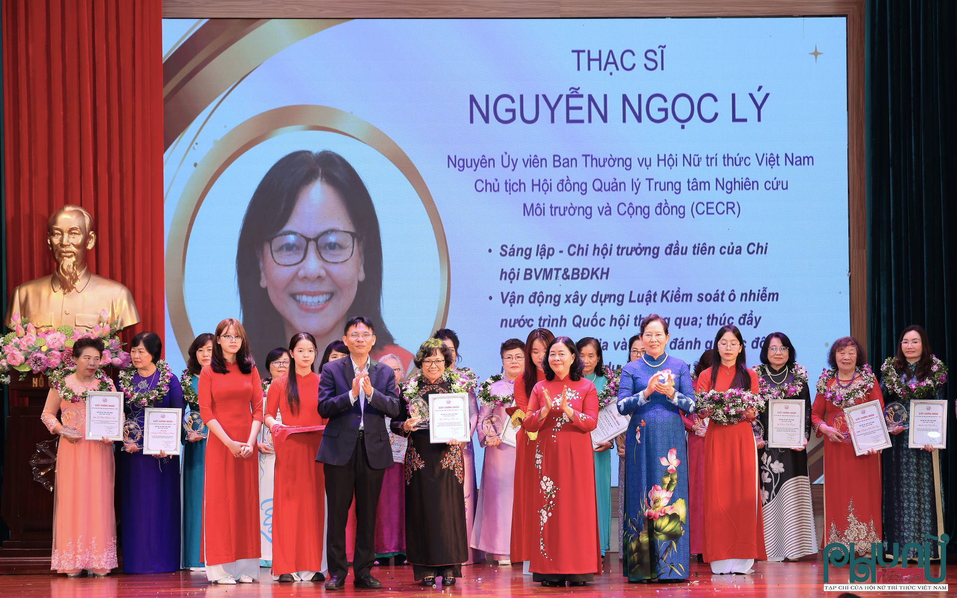 ThS Nguyễn Thị Ngọc Lý, Nguyên Ủy viên Ban Thường vụ Hội Nữ trí thức Việt Nam.