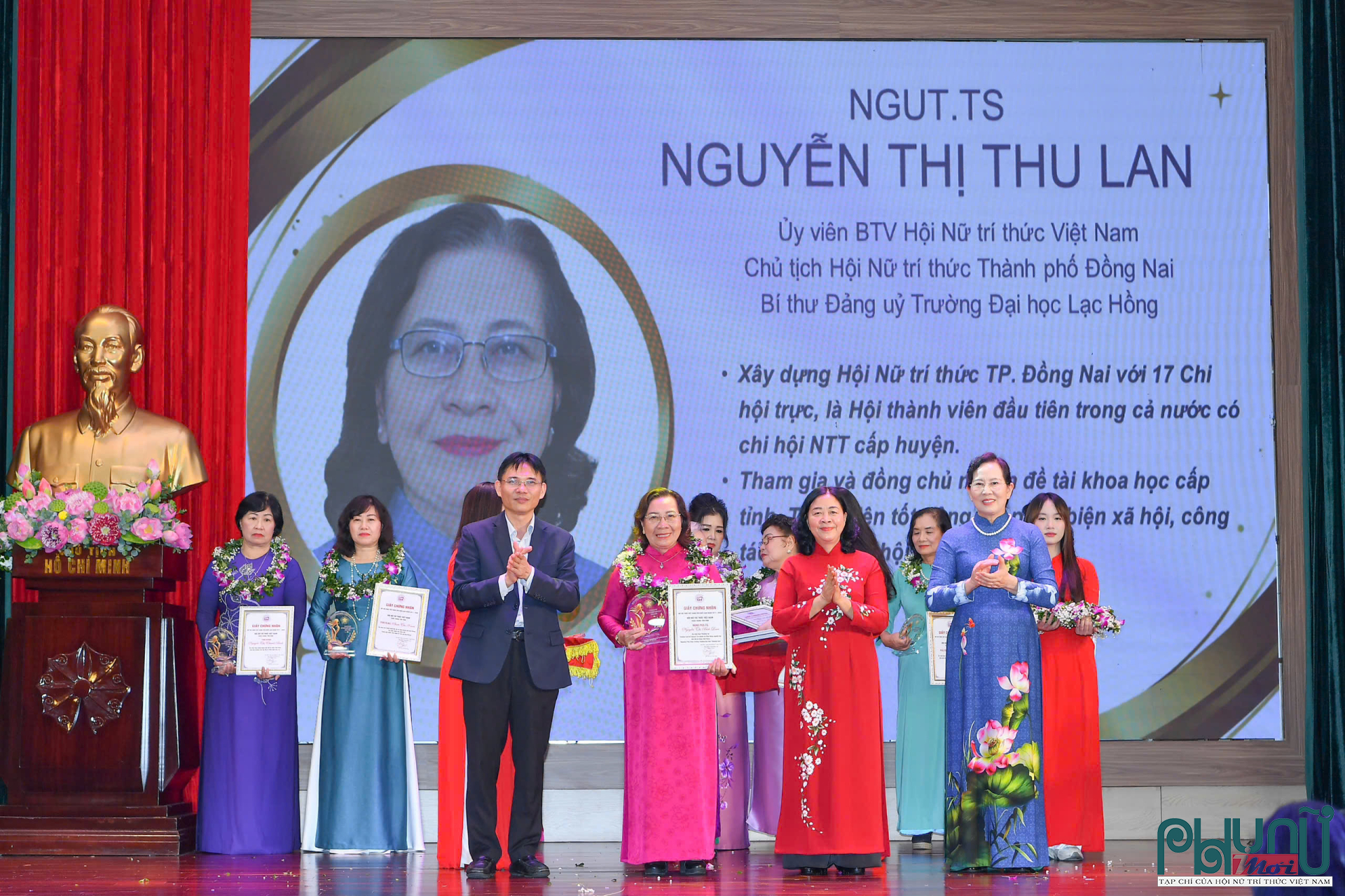 NGƯT.TS Nguyễn Thị Thu Lan, Ủy viên Ban Thường vụ Hội Nữ trí thức Việt Nam, Chủ tịch Hội Nữ trí thức tỉnh Đồng Nai