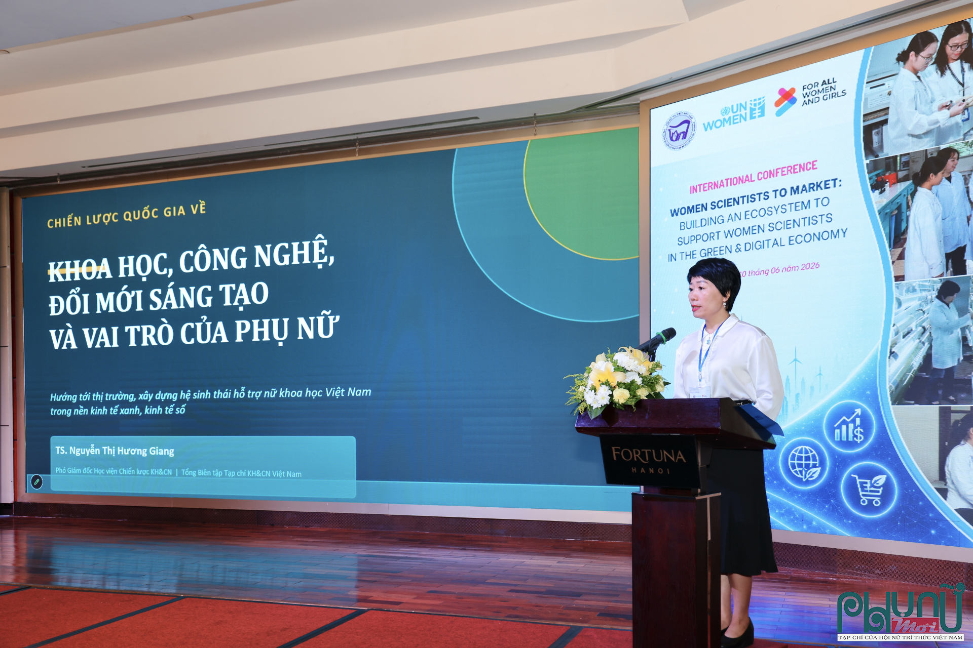 TS. Nguyễn Thị Hương Giang, Phó Giám đốc Học viện Chiến lược Khoa học và Công nghệ, Tổng Biên tập Tạp chí Khoa học và Công nghệ Việt Nam