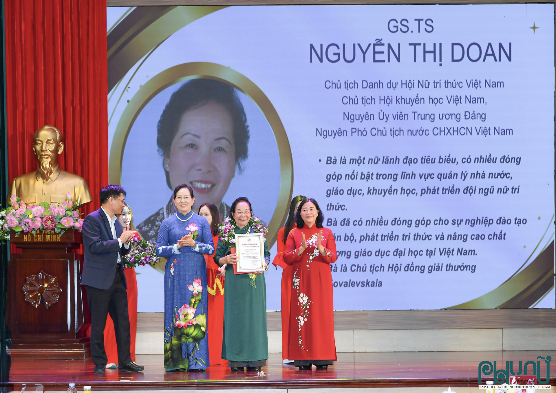 GS.TS Nguyễn Thị Doan, Chủ tịch Danh dự Hội Nữ trí thức Việt Nam