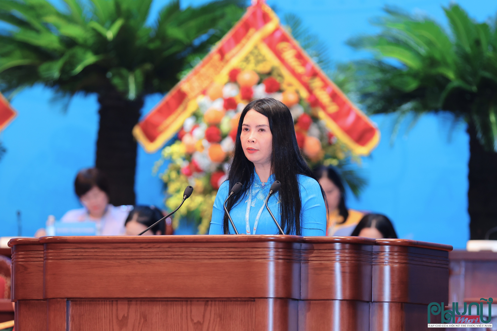 Phó Chủ tịch Thường trực Hội LHPN Việt Nam Trần Lan Phương đã trình bày tóm tắt Đề án nhân sự