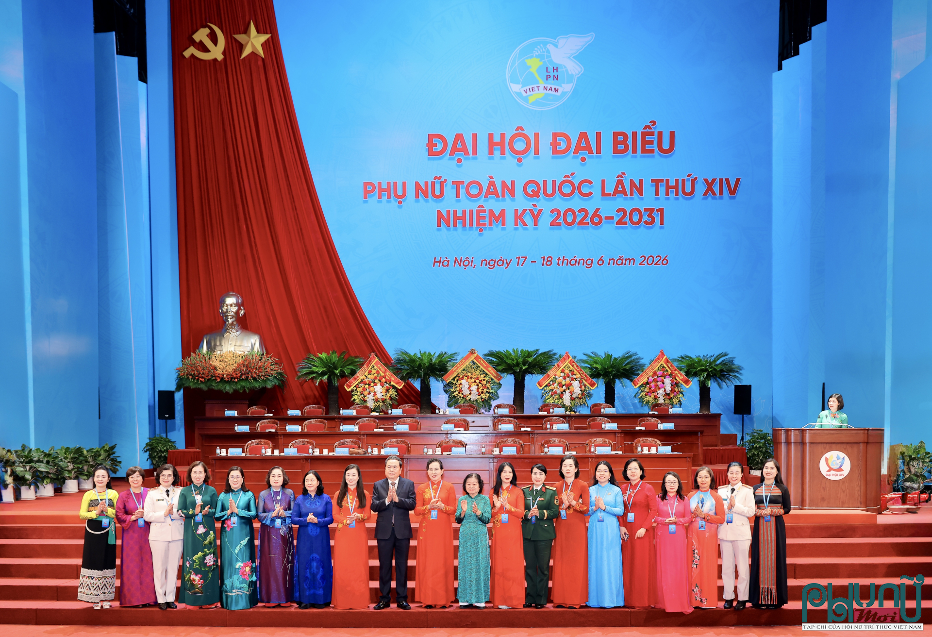 Đại hội đại biểu Phụ nữ toàn quốc lần thứ XIV khai mạc trọng thể, mở ra giai đoạn phát triển mới của phong trào phụ nữ