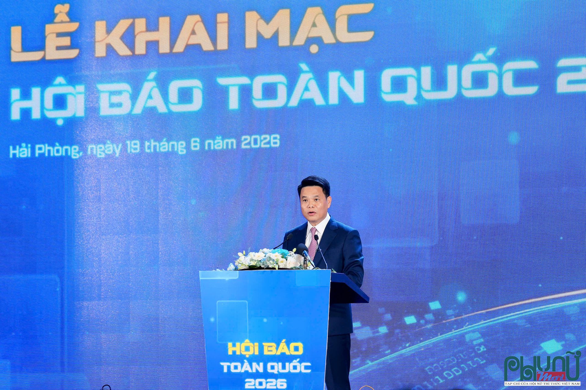 Bí thư Thành ủy Hải Phòng Lê Ngọc Châu, phát biểu tại lễ khai mạc