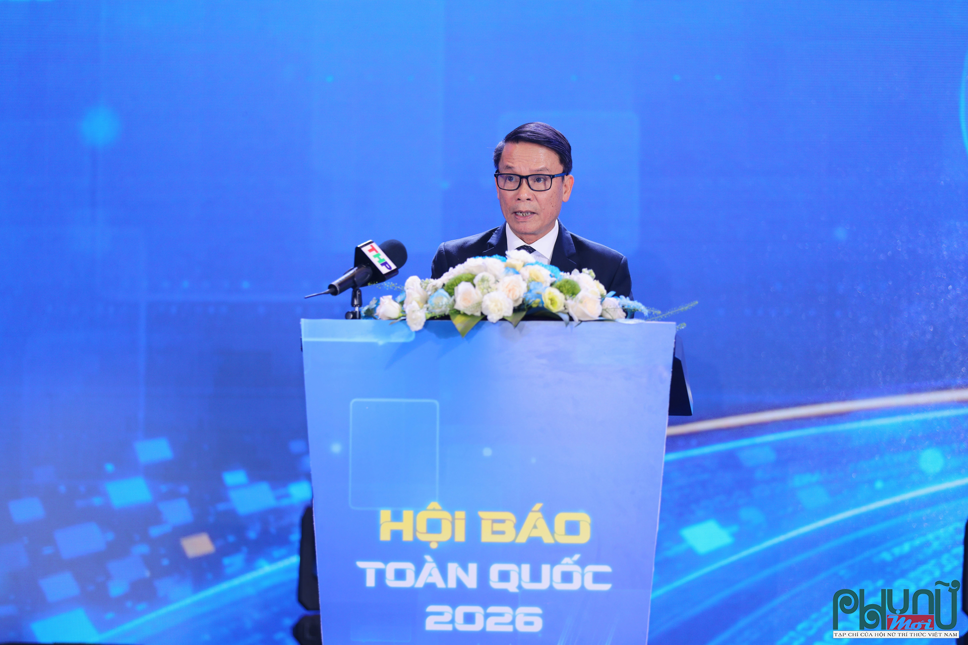 Nhà báo Nguyễn Đức Lợi, nguyên Ủy viên Trung ương Đảng, Phó Chủ tịch Thường trực Hội Nhà báo Việt Nam, Trưởng Ban Tổ chức Hội Báo toàn quốc 2026