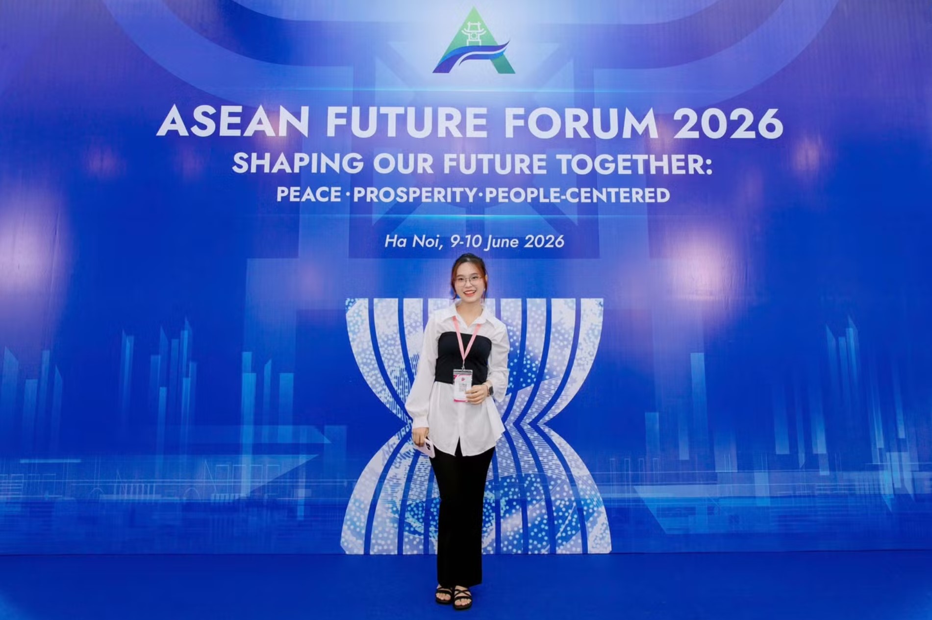 Kiều Lê Minh Khanh, sinh viên năm thứ tư, ngành Truyền thông Quốc tế, Học viện Ngoại giao