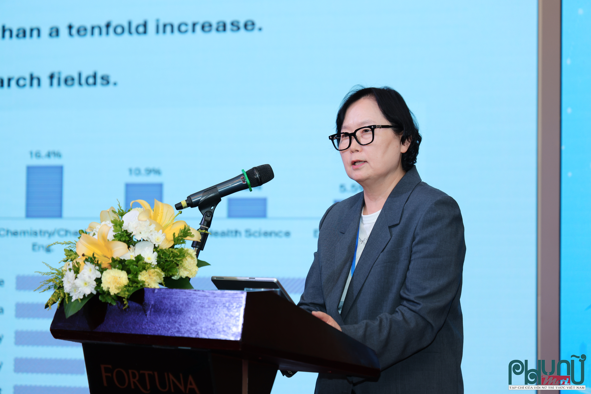 TS. Chaedeok Lim, Chủ tịch Hiệp hội Nữ nhà khoa học và Kỹ sư Hàn Quốc (KWSE)