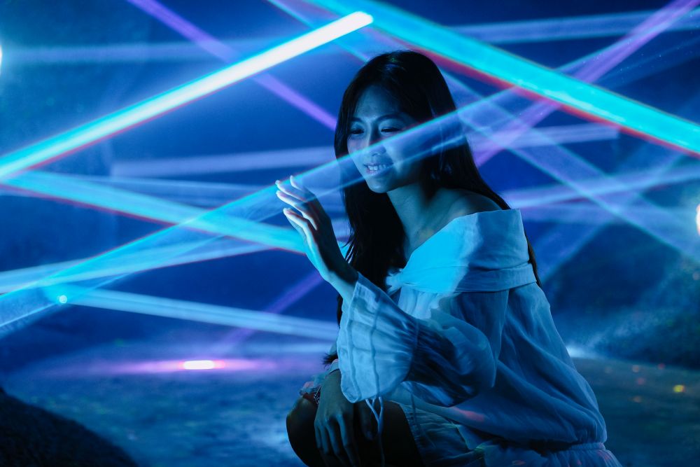 Du khách có thể hòa mình vào không gian nghệ thuật ánh sáng độc đáo của Lumiere Light Art