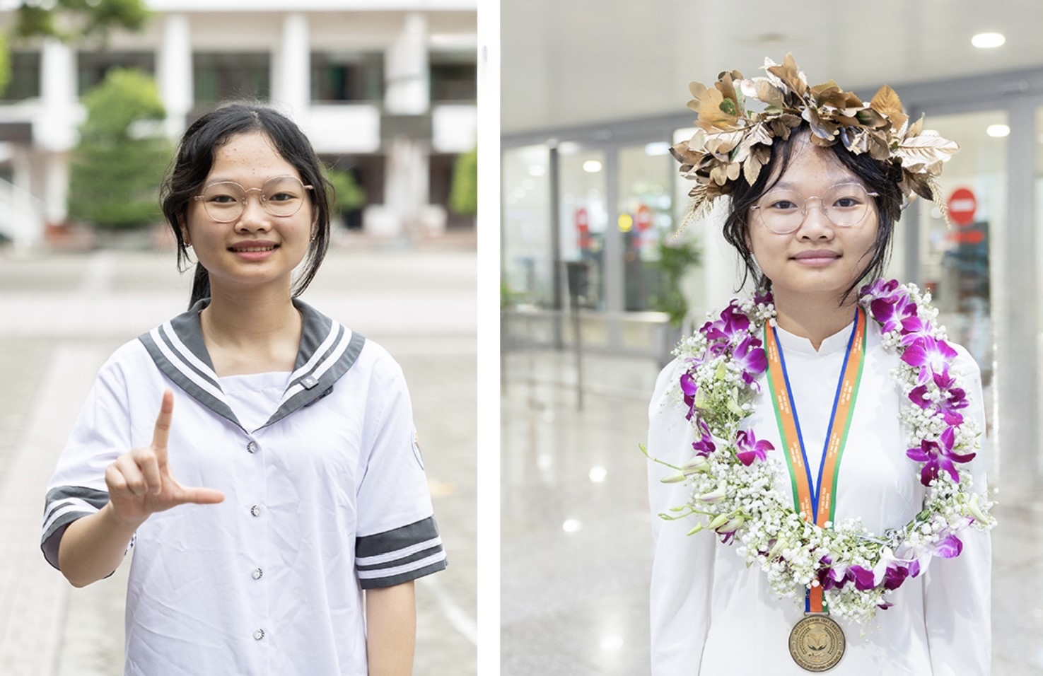 Nguyễn Thị Bích Ngọc, Trường THPT chuyên Lê Hồng Phong giành huy chương Vàng tại Olympic Vật lý quốc tế lần thứ 56. Ảnh: BNB