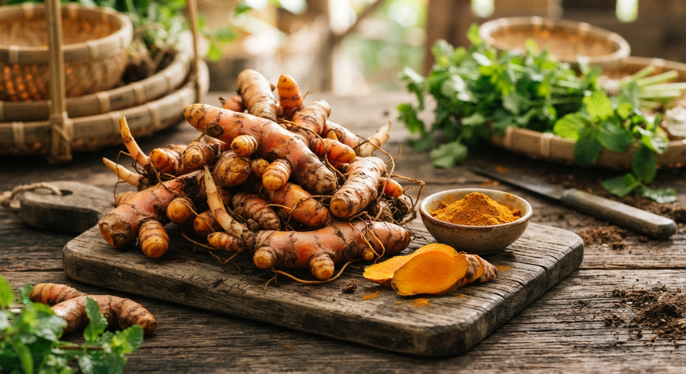 Curcumin trong nghệ nổi bật về hiệu quả chống ung thư và độ an toàn. ảnh minh họa