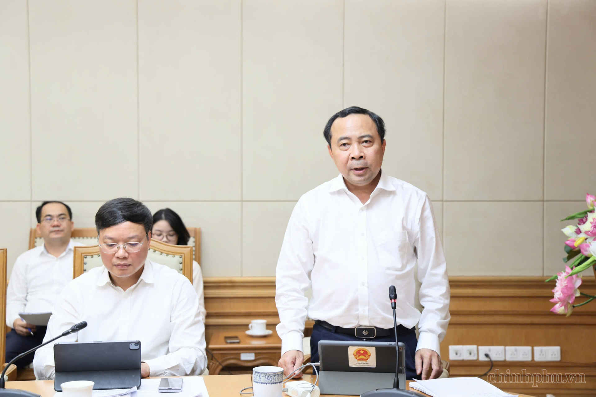 Bộ trưởng Bộ Khoa học và Công nghệ (KH&CN) Vũ Hải Quân. Ảnh: BCP