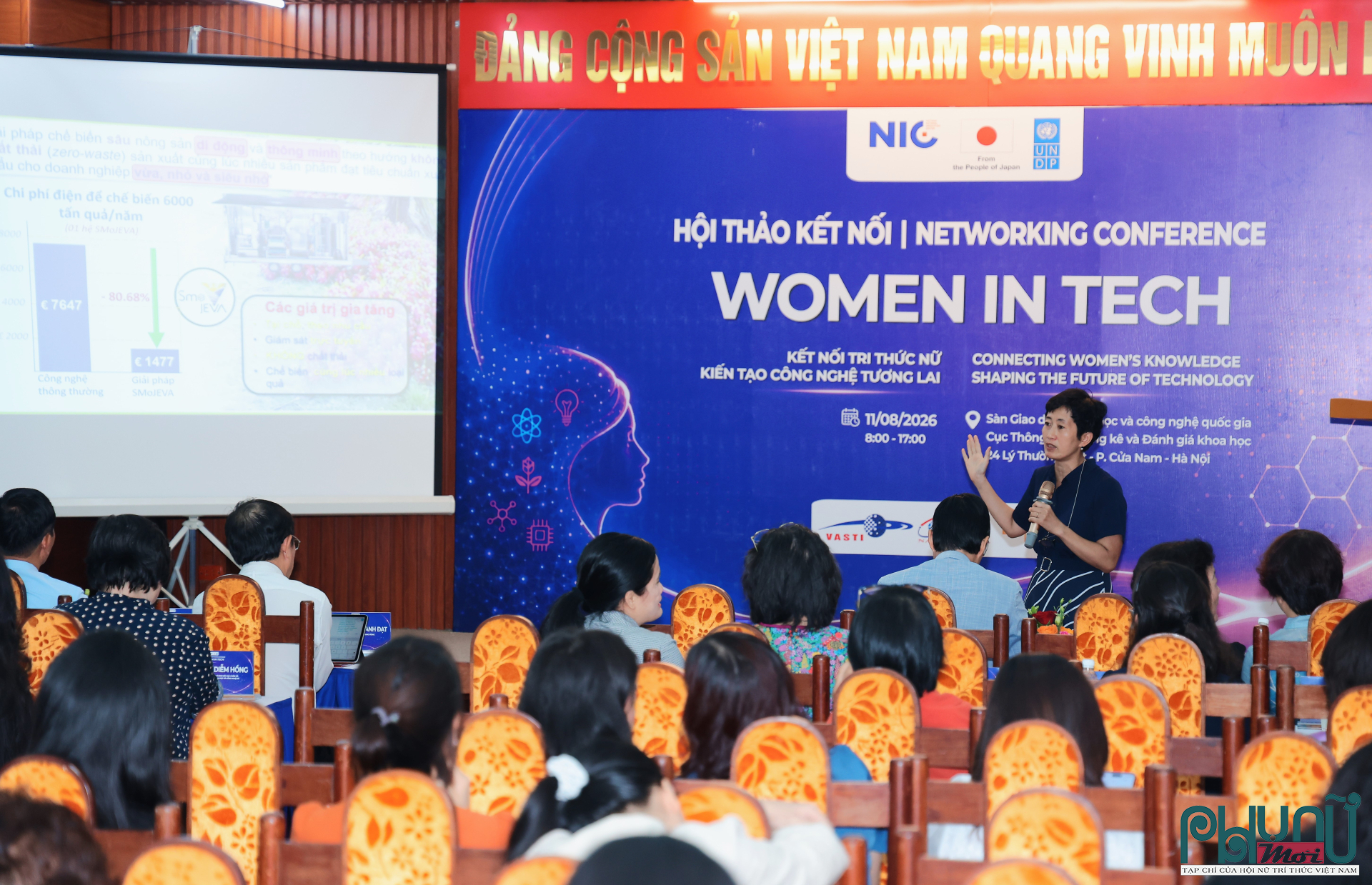  Hội thảo Kết nối công nghệ - Women in Tech diễn ra sáng 11/8