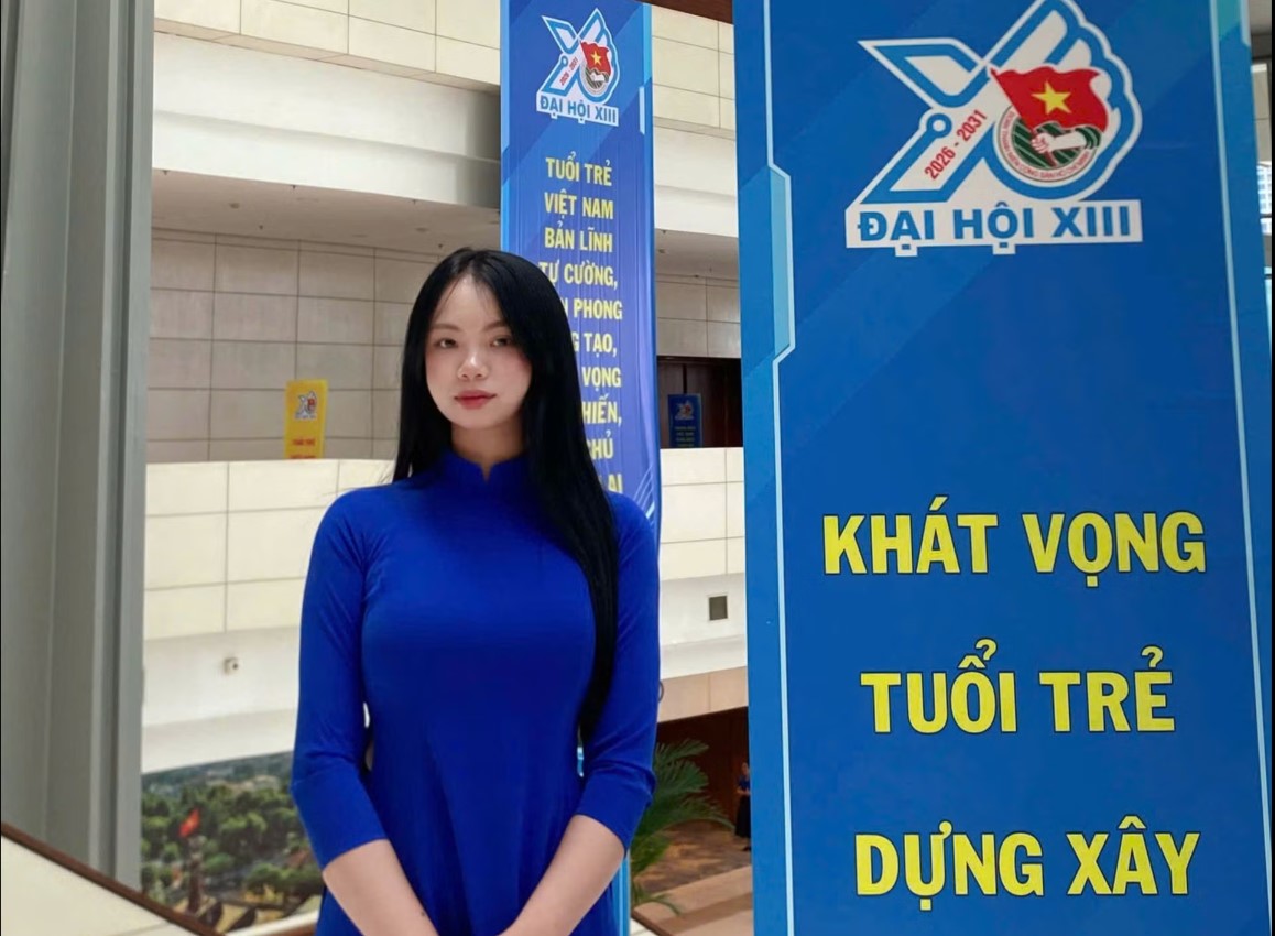 Nguyễn Thị Vũ Hà, sinh viên trường Phenikaa. Ảnh: NV