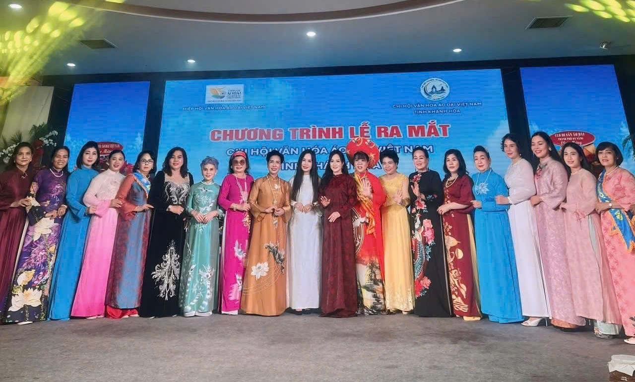 Chi hội Văn hóa Áo dài Việt Nam tỉnh Khánh Hòa ra mắt