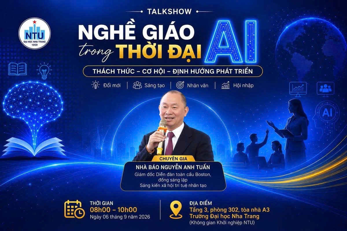 Talkshow “Nghề giáo trong thời đại AI – Thách thức, Cơ hội, Định hướng phát triển”